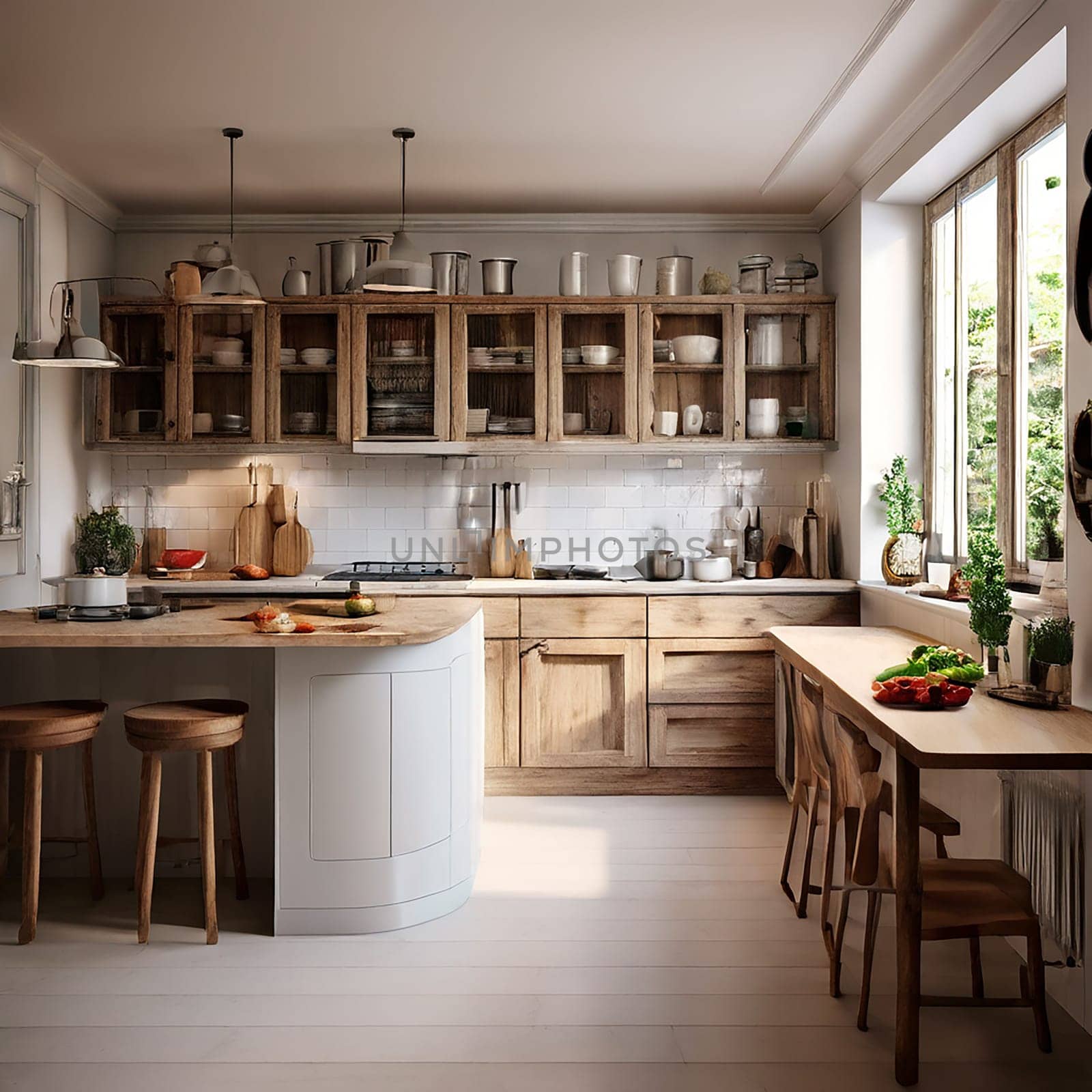 Bringing Nature Indoors: Organic Elements in Kitchen Design by Petrichor