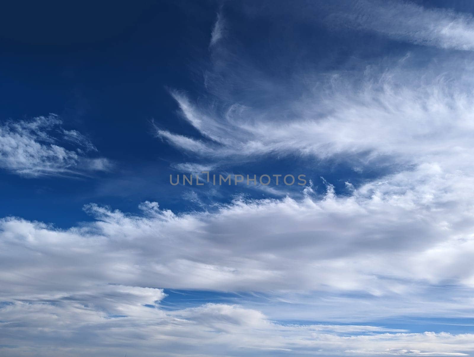 blue sky and clouds background by jackreznor