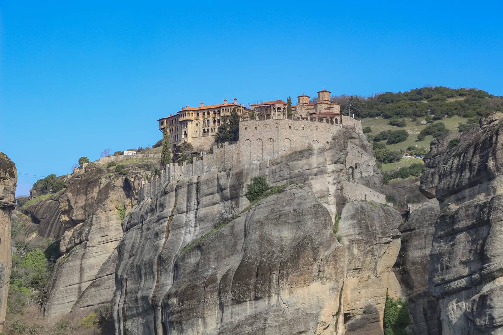 Heavenly Sanctuaries: Churches Perched on the Cliffs of Meteora, Greece by DakotaBOldeman