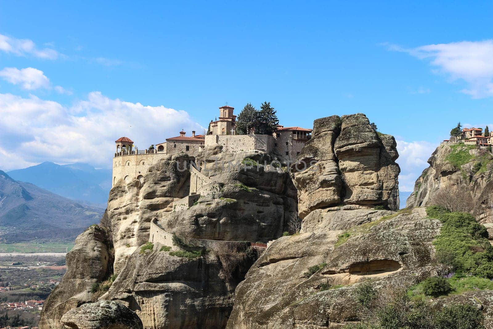 Heavenly Sanctuaries: Churches Perched on the Cliffs of Meteora, Greece by DakotaBOldeman