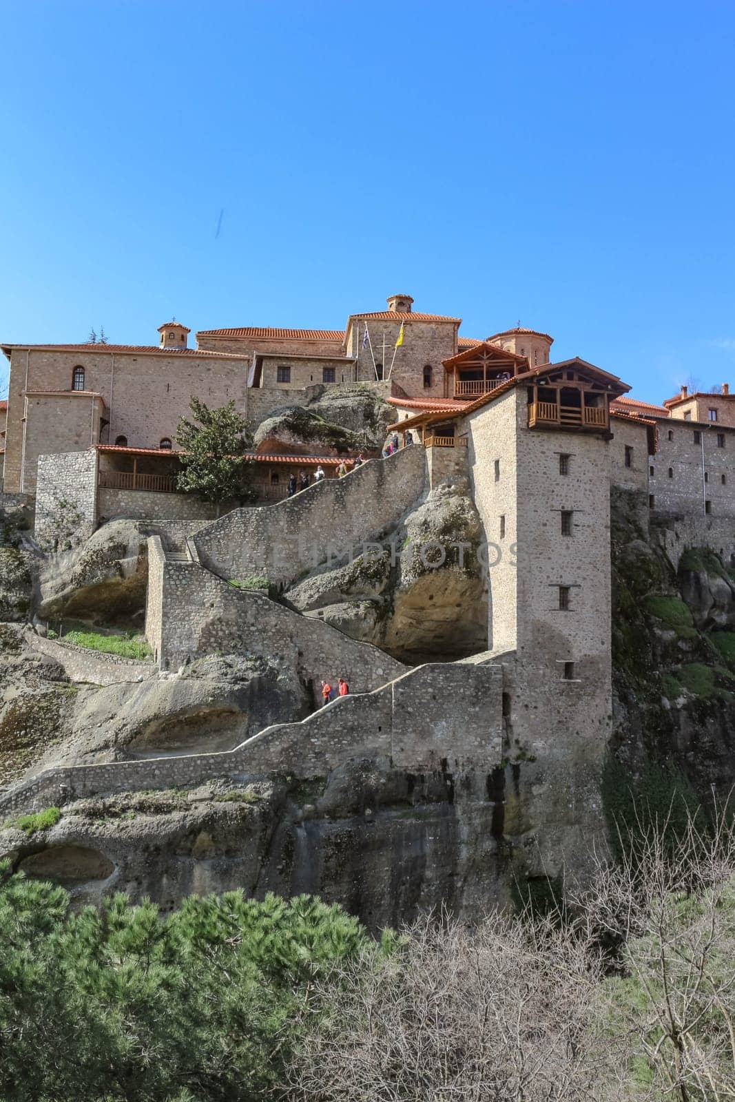 Heavenly Sanctuaries: Churches Perched on the Cliffs of Meteora, Greece by DakotaBOldeman