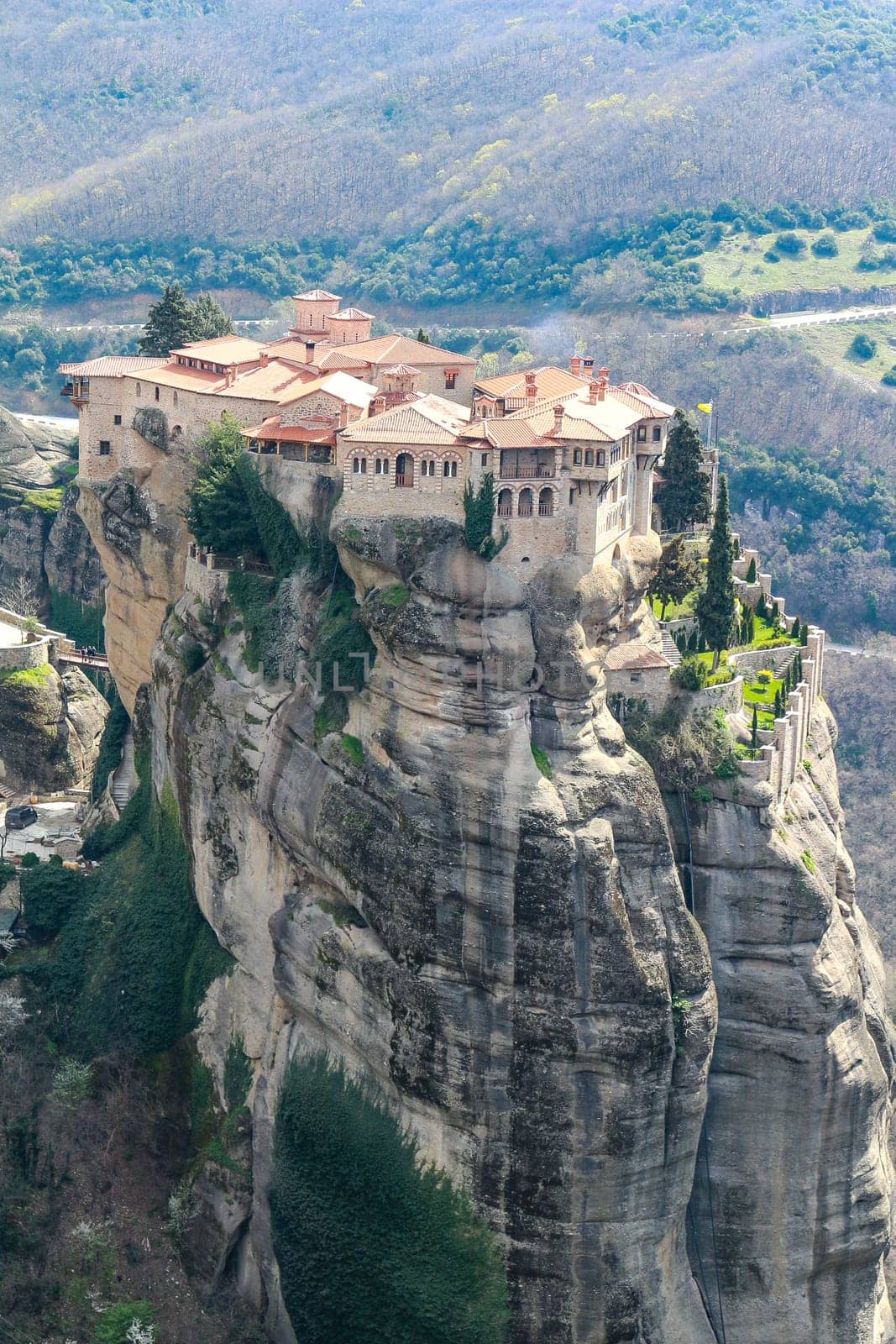 Experience the divine tranquility and architectural marvels of Monastery Varlaam, nestled amidst the majestic cliffs of Meteora, Greece