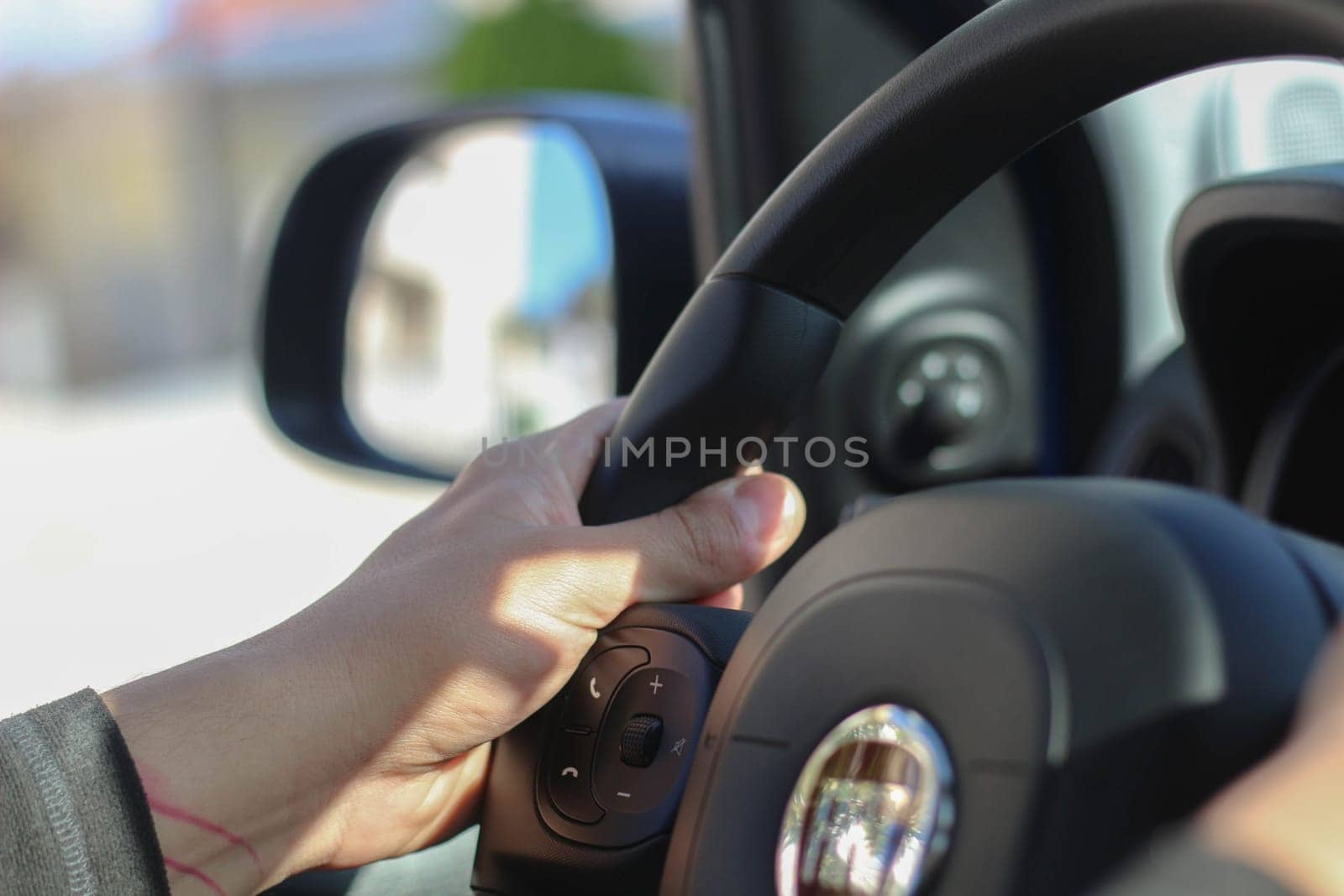 Guiding the Journey: Hands Firmly Gripped on the Steering Wheel by DakotaBOldeman