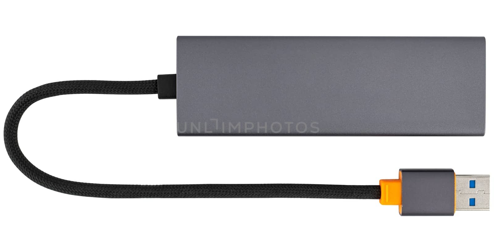 USB hub, USB hub, on white background in insulation by A_A
