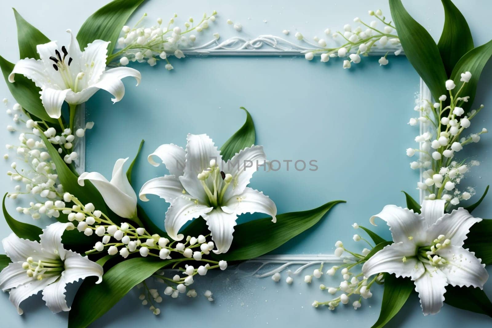 beautiful abstract background with bright flowers.