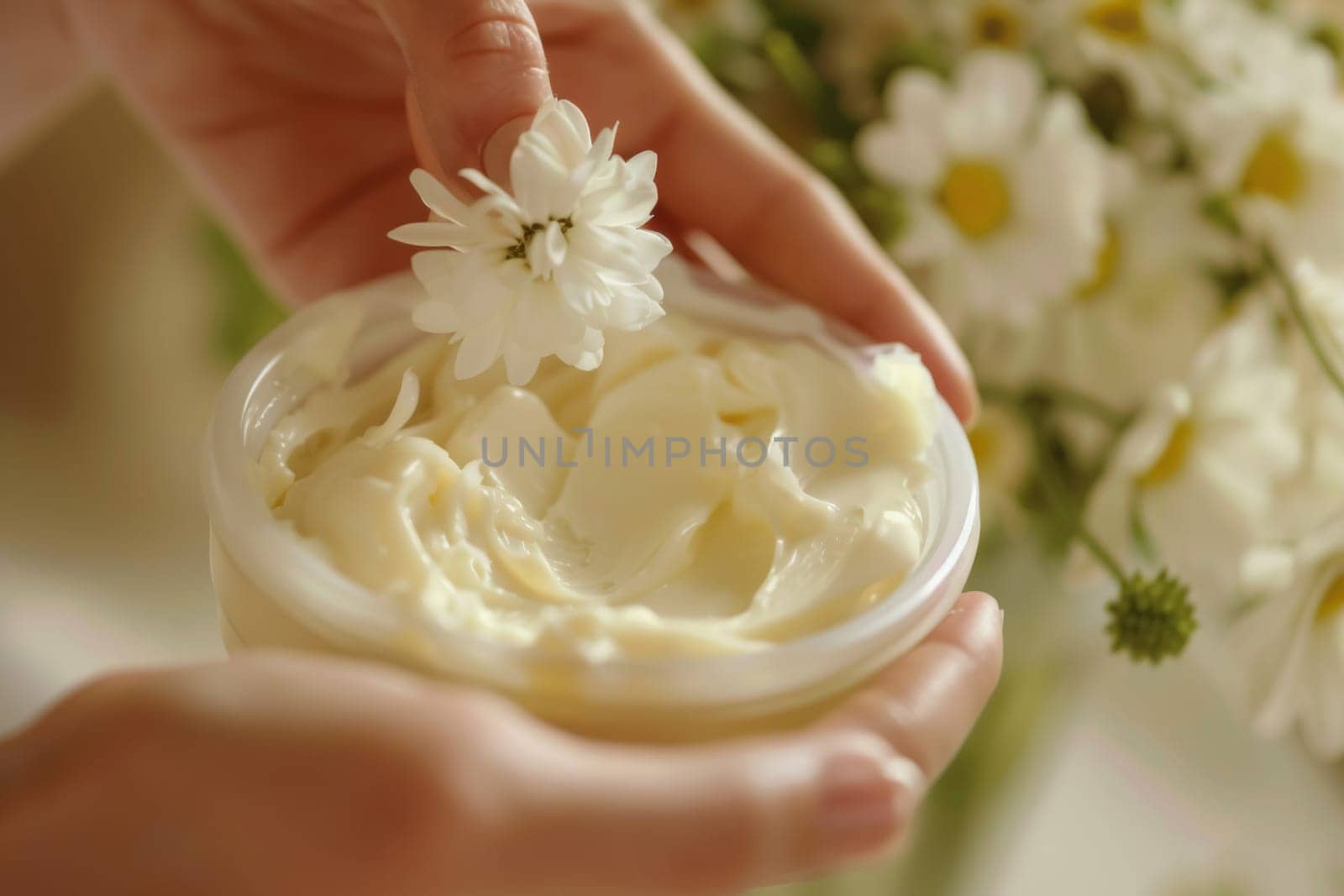 Herbal Cream in Healing Hands by andreyz