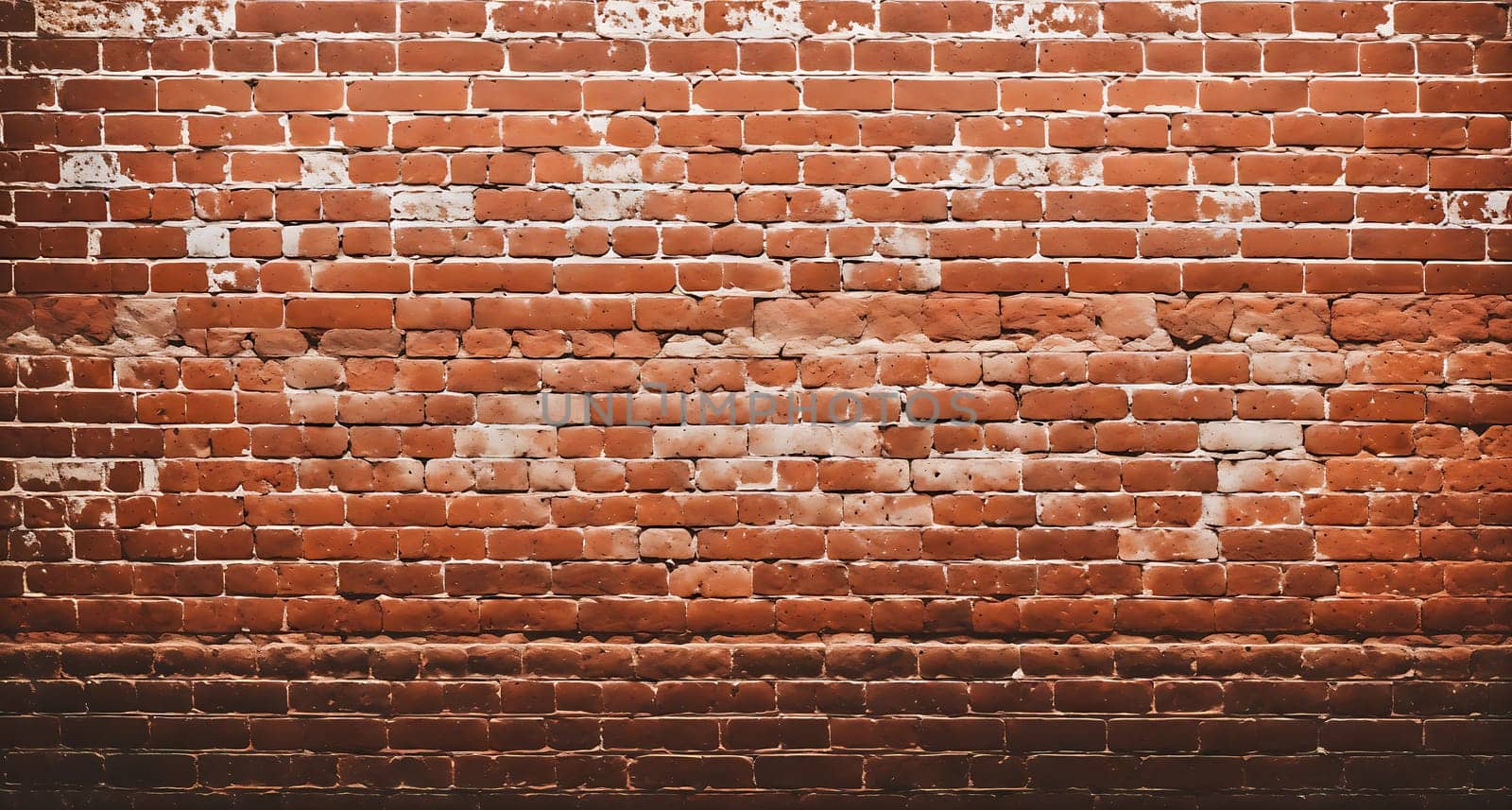 The image is a brick wall with a grungy texture.