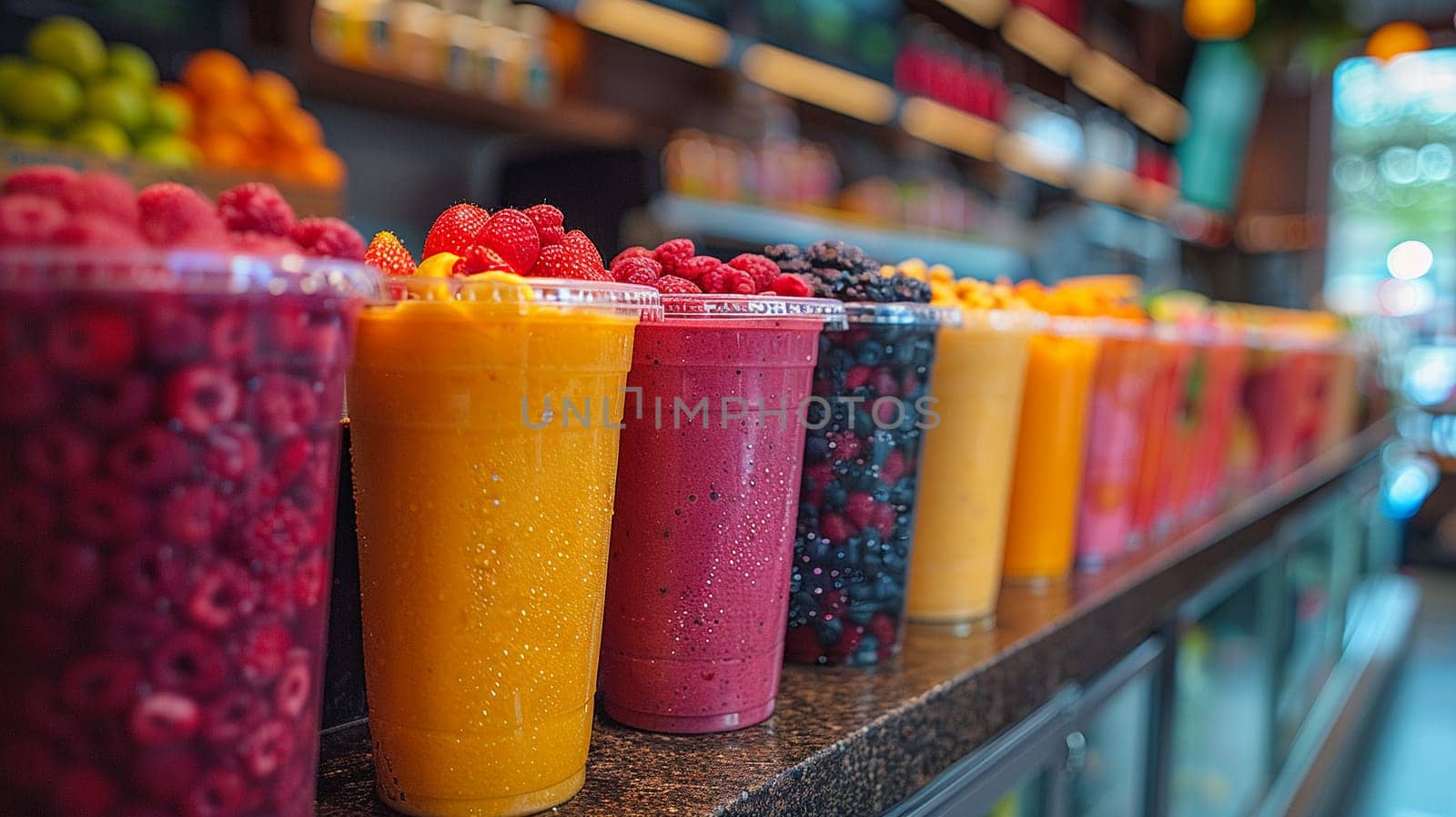 Vibrant Smoothie Kiosk Blends Health with Taste in Business of Refreshing Beverages by Benzoix