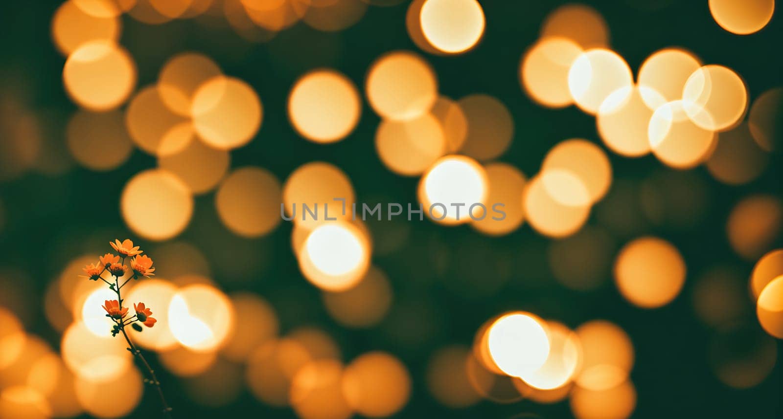 The image is a close-up of a flower with its petals open, surrounded by a blurred background of light.