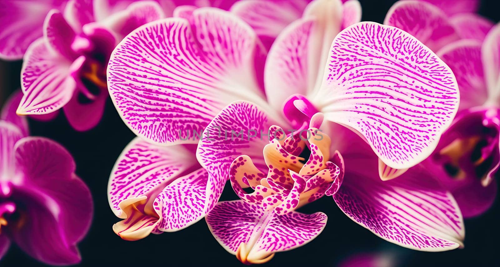 The image is a pink flower with delicate petals and a long stem.