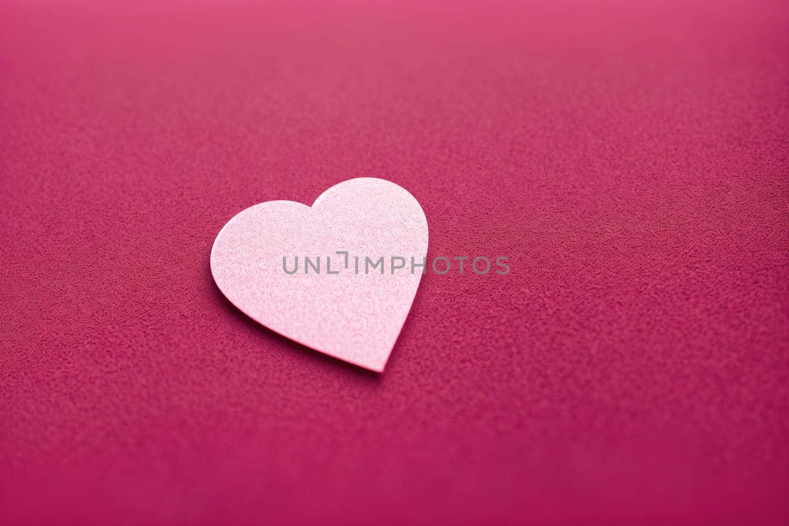 The image is a white heart on a pink background.