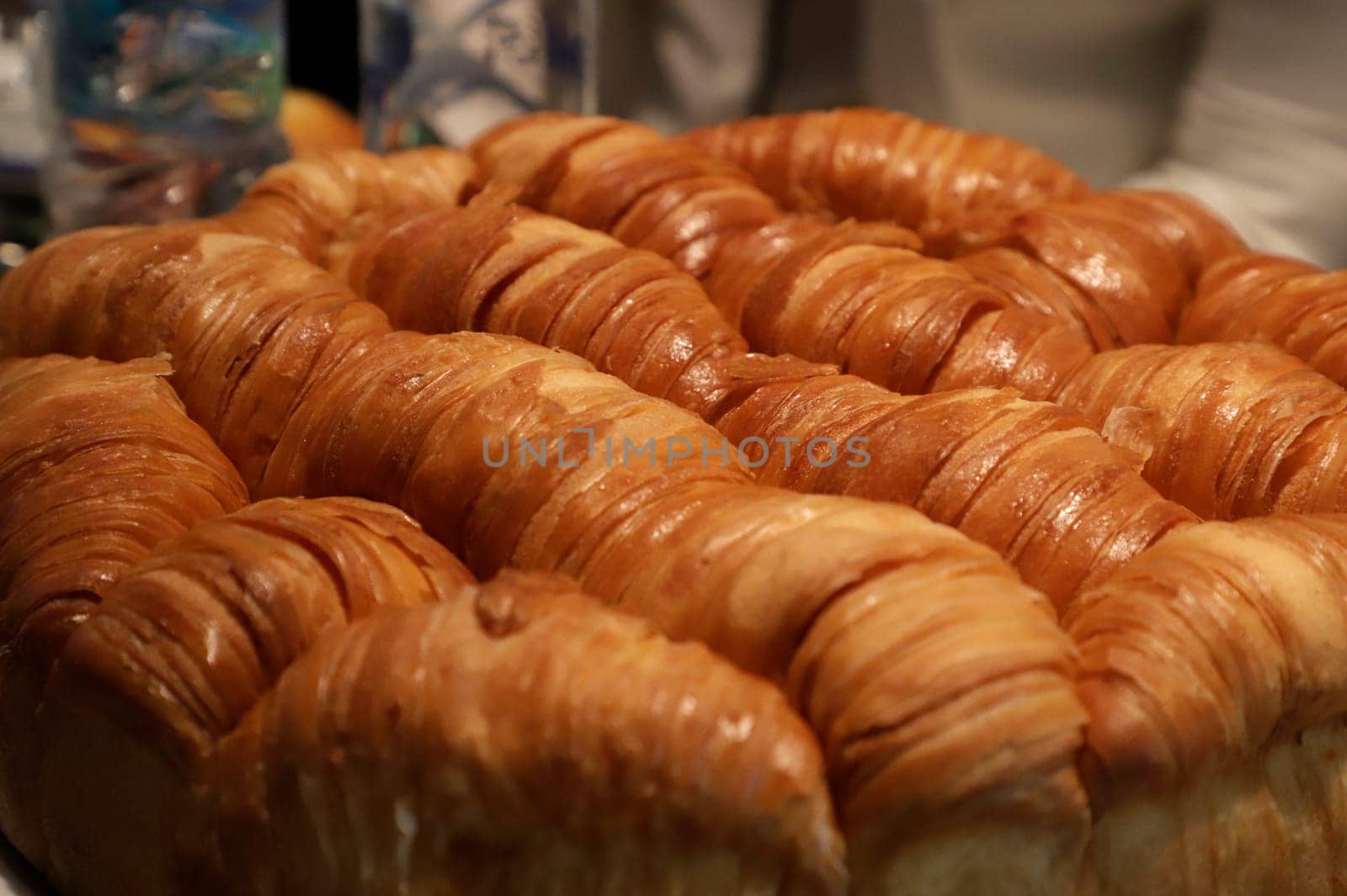  fresh baked loaf of bread. Close up