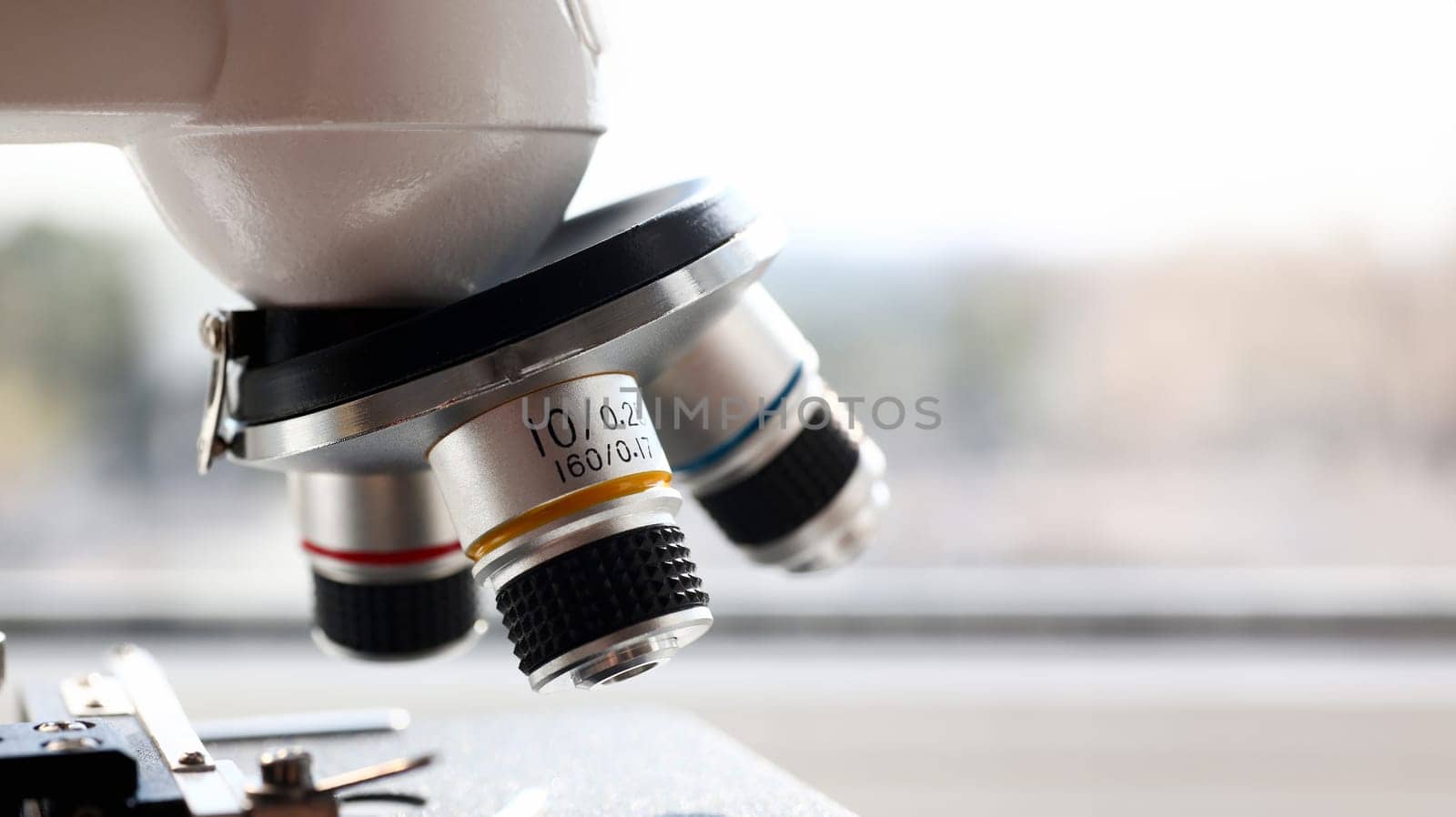 The head microscope on the background of by kuprevich