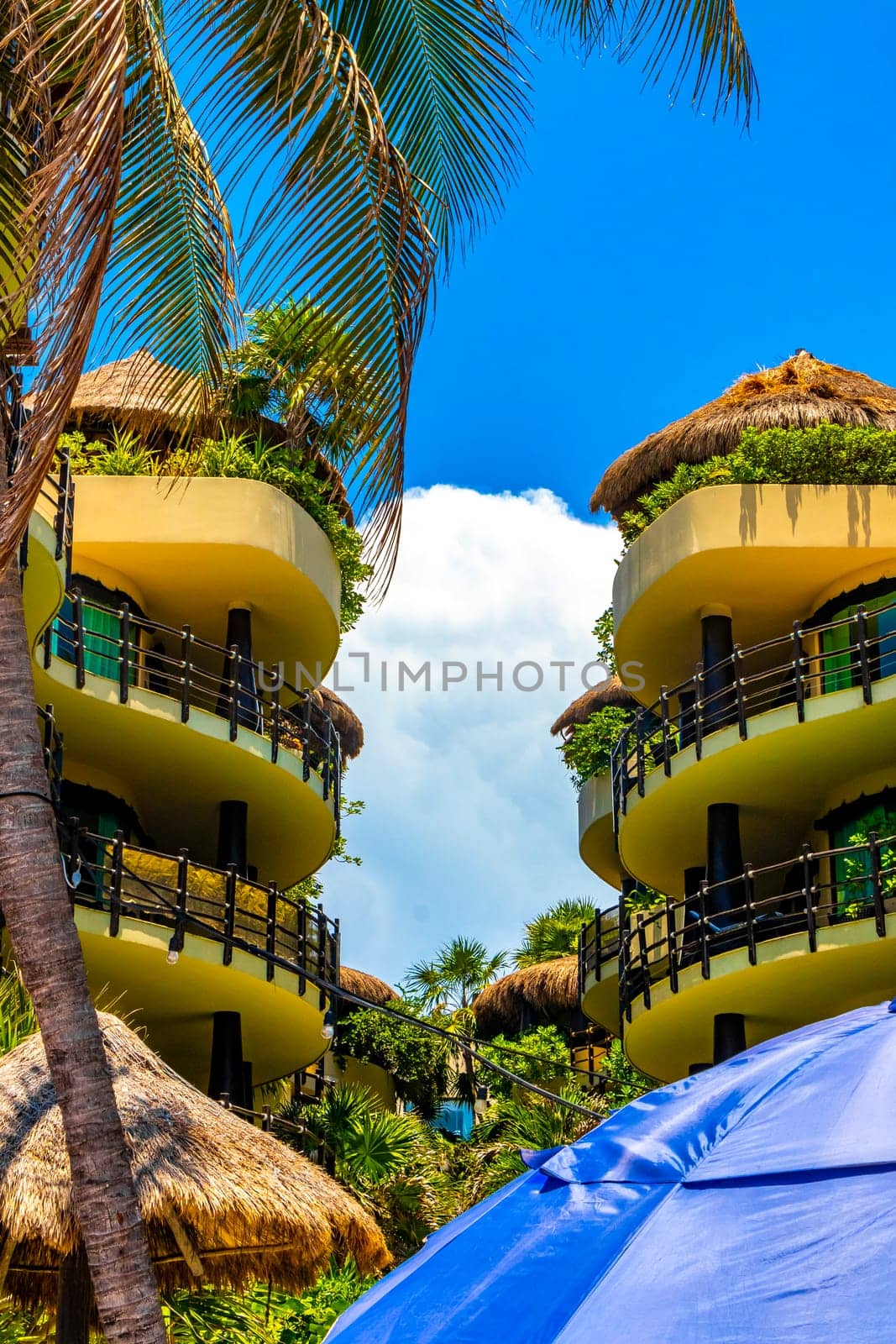 Huge resort and hotel complex in Playa del Carmen Mexico. by Arkadij