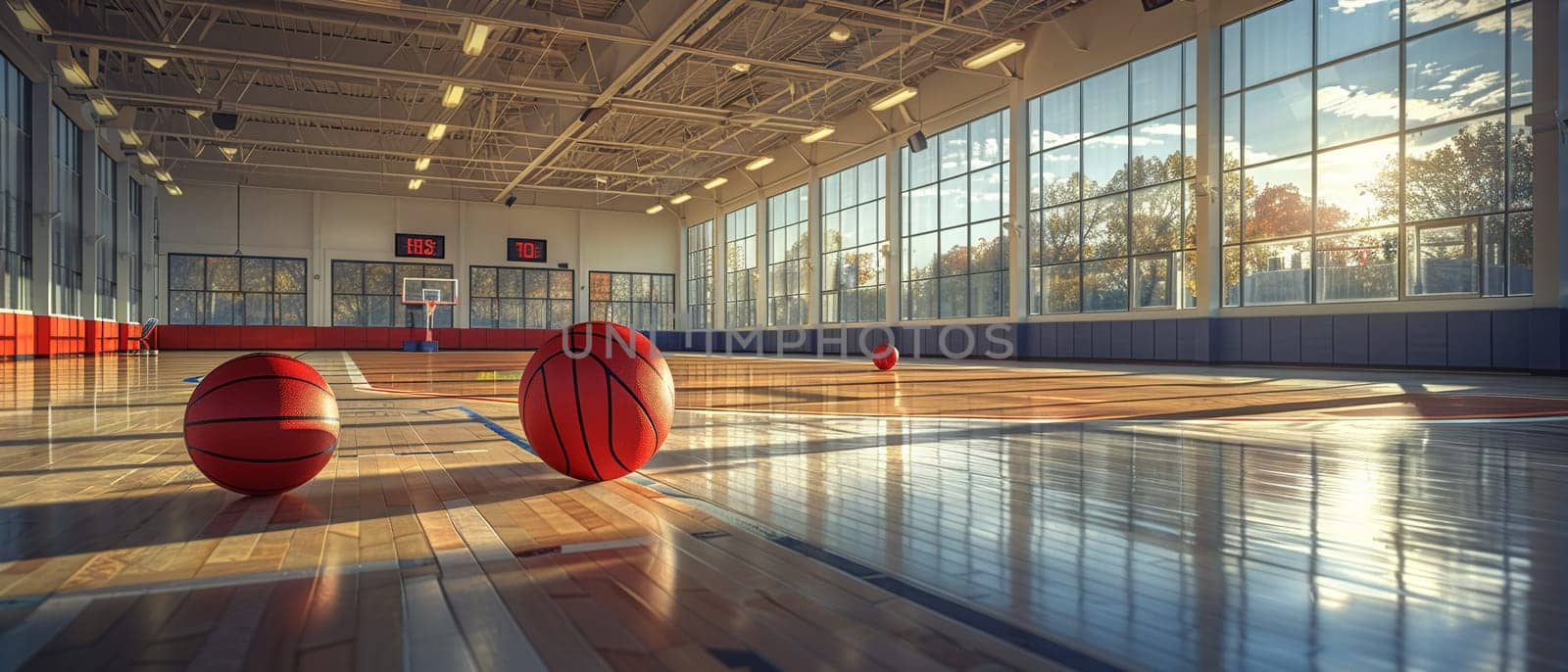 Active Gymnasium Encourages Team Spirit in Business of Community Sports by Benzoix