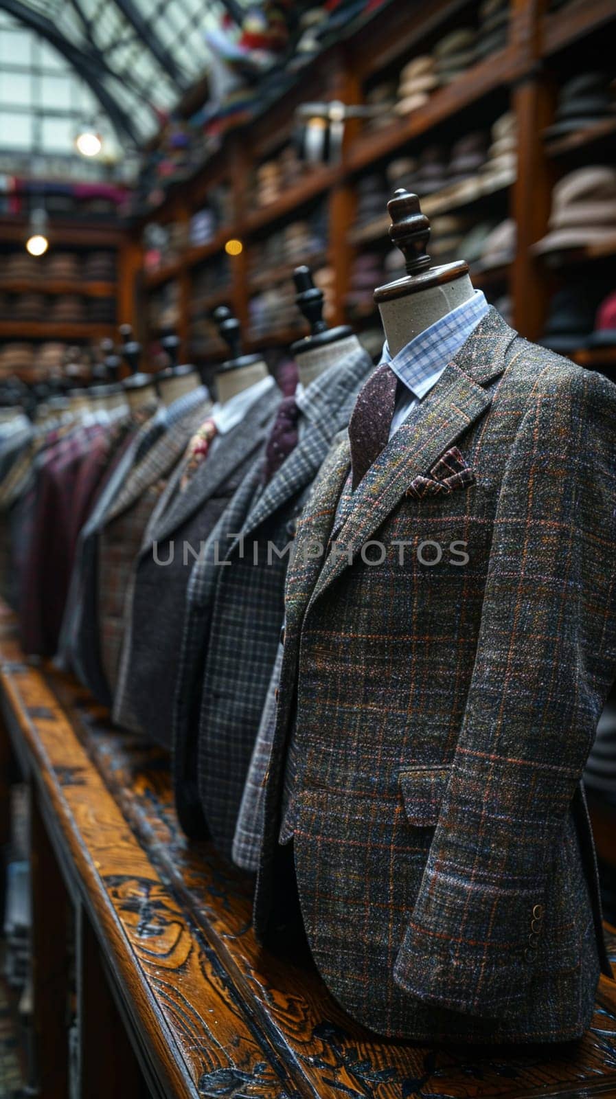 Tailored Suit Studio Sews Professionalism in Business of Custom Attire, Measuring tapes and suit fabrics sew a narrative of professionalism and elegance in the tailored suit studio business.