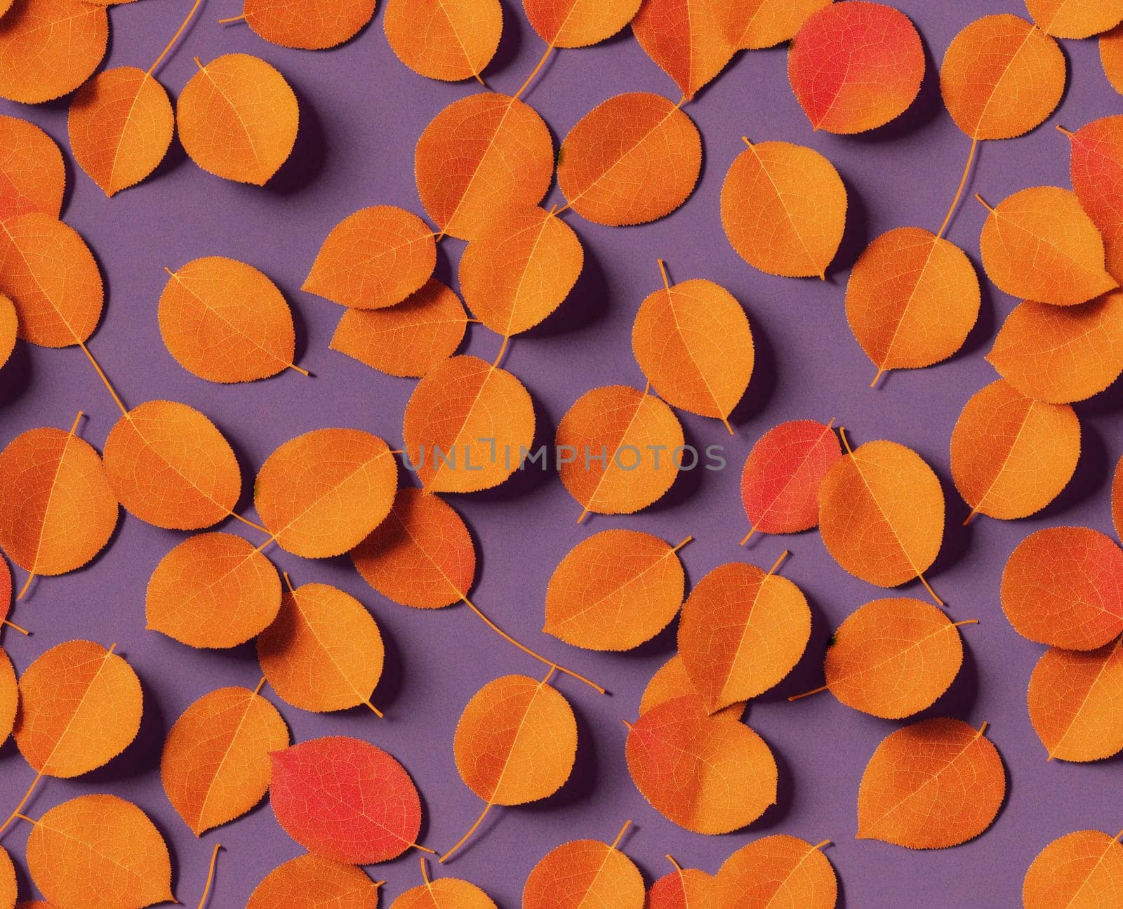 The image is a seamless pattern of yellow leaves on a gray background. - seamless and tileable