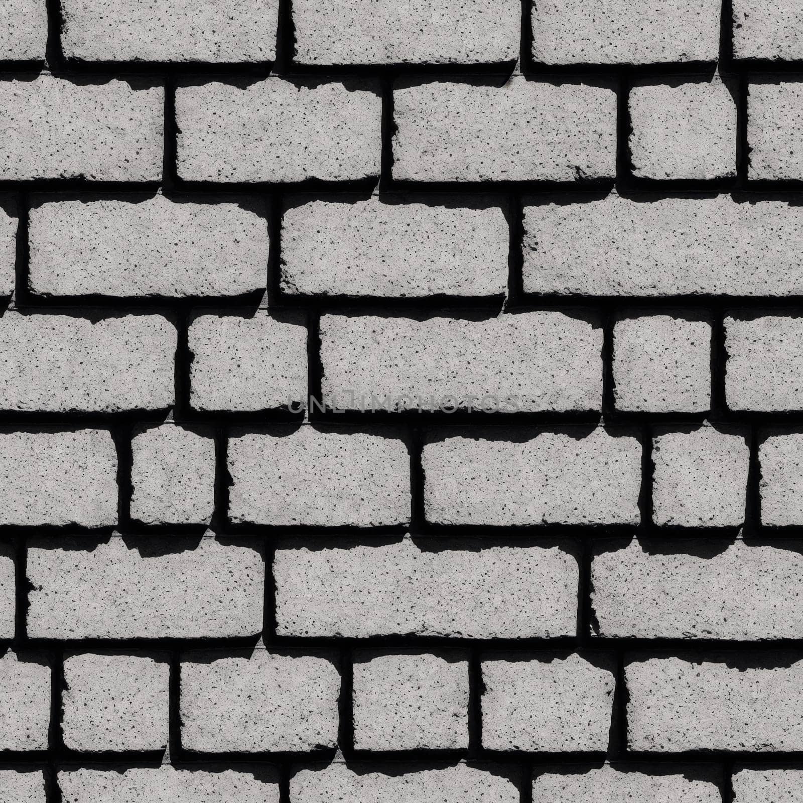 The image is a brick wall with a light gray color and no visible details. - seamless and tileable