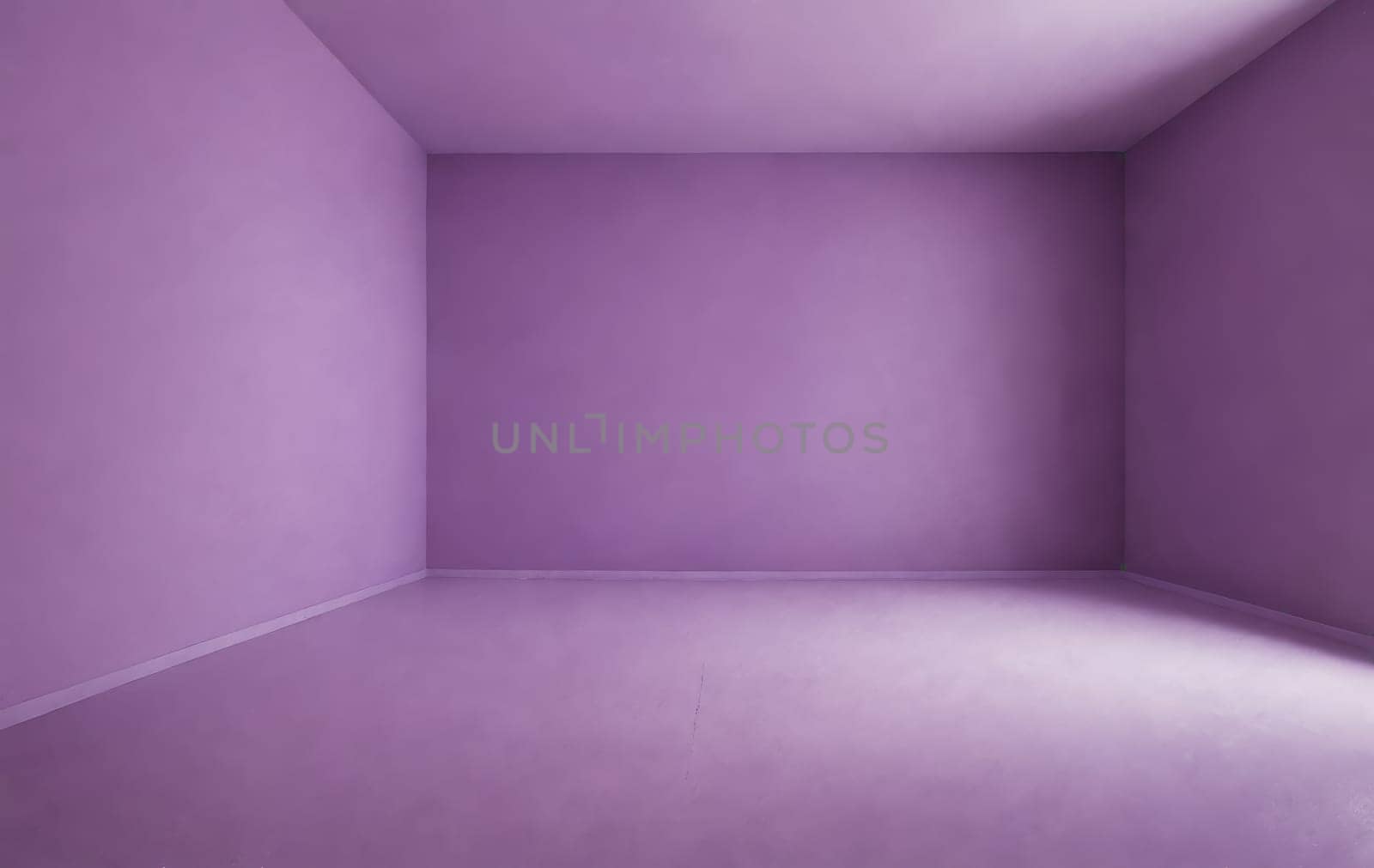 Abstract empty light gradient purple studio room.