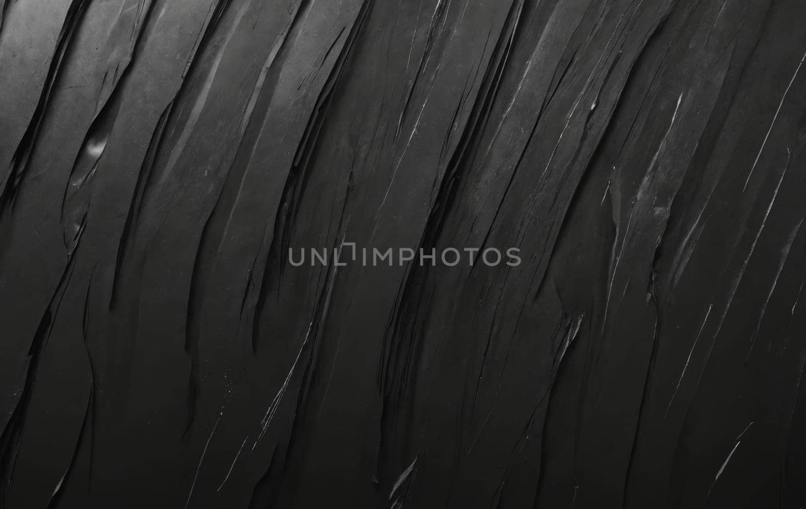 Detailed image showcasing a black feather texture on a dark background by Andre1ns