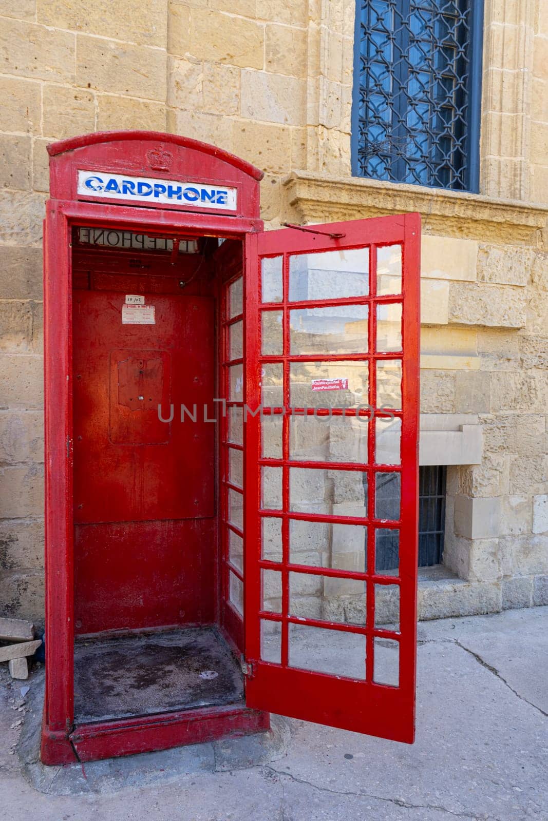 Old Telephone booth in Valletta, Malta. by sergiodv