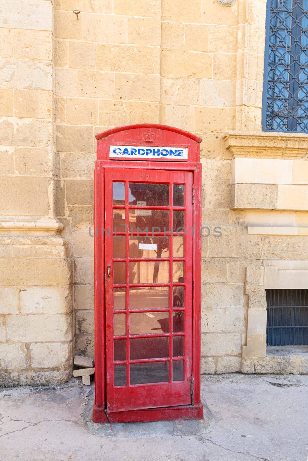 Old Telephone booth in Valletta, Malta. by sergiodv