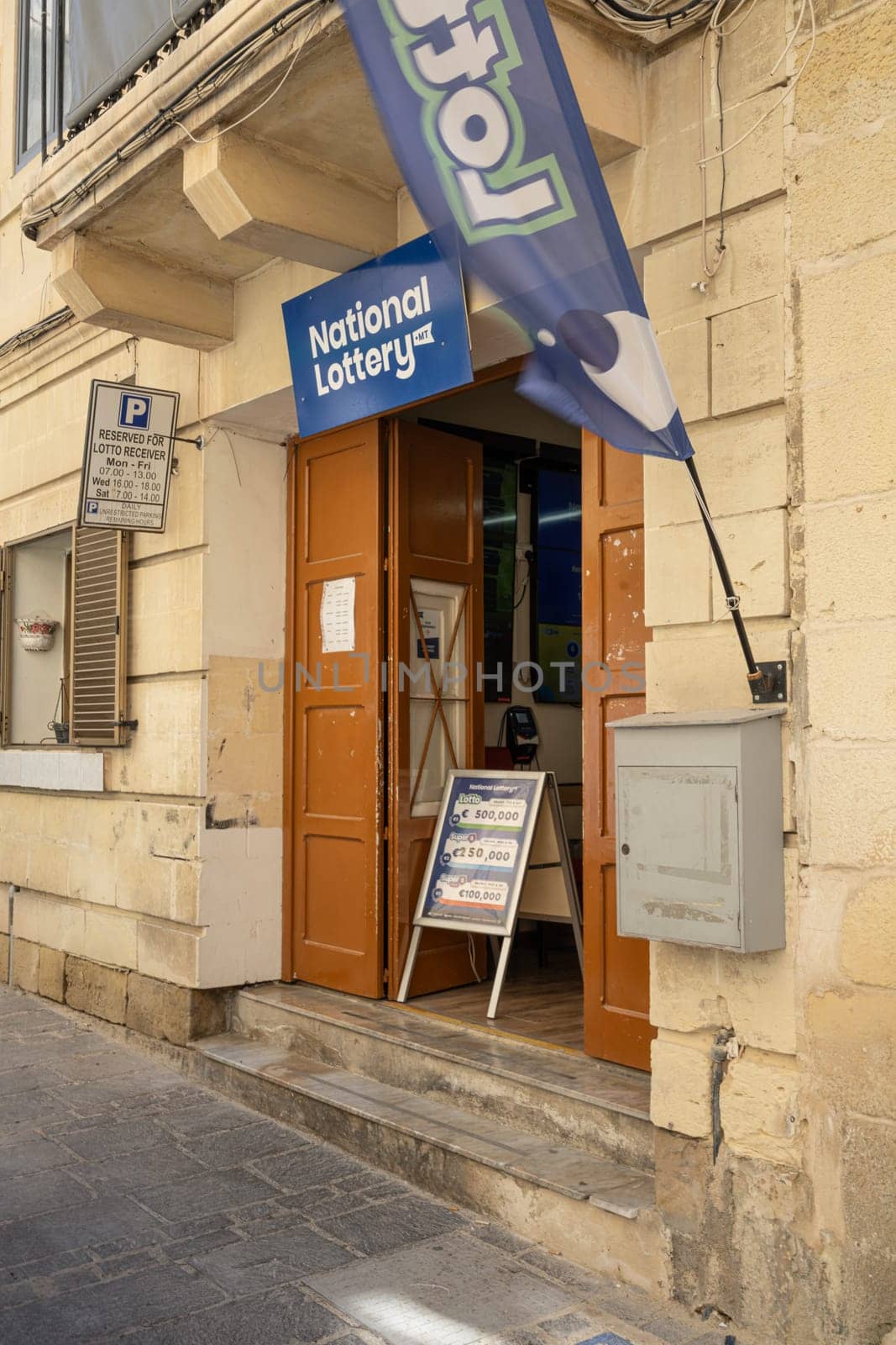 national lottery tickets shop in Valletta, Malta by sergiodv