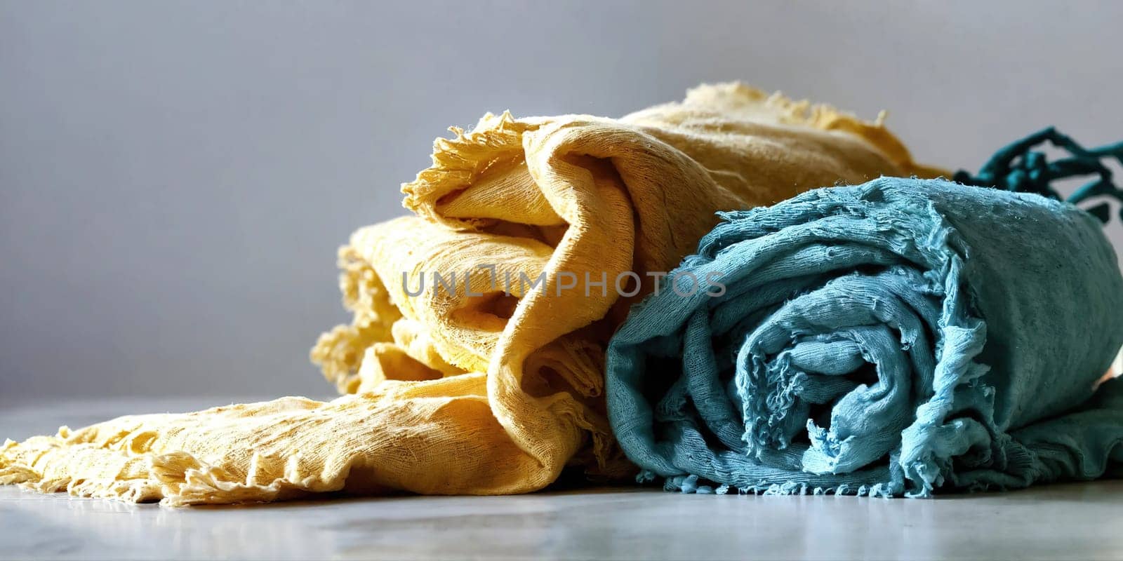 Rags and mops for cleaning. Generative AI. High quality photo