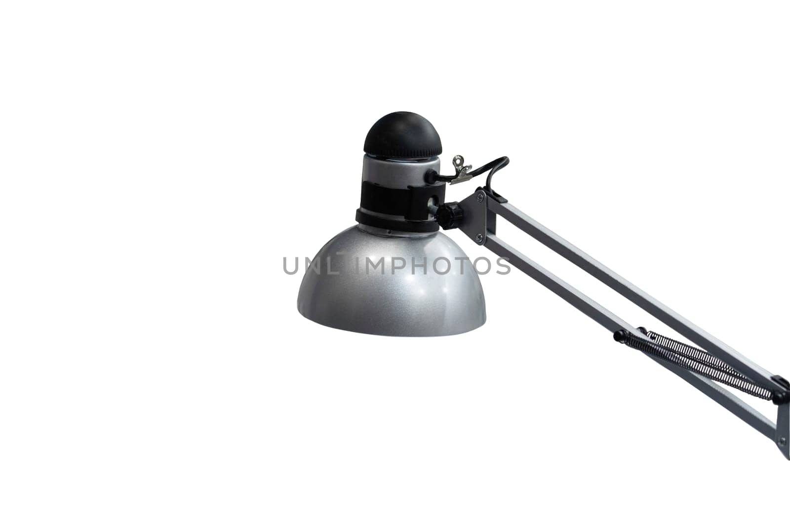 table lamp isolated on white, light