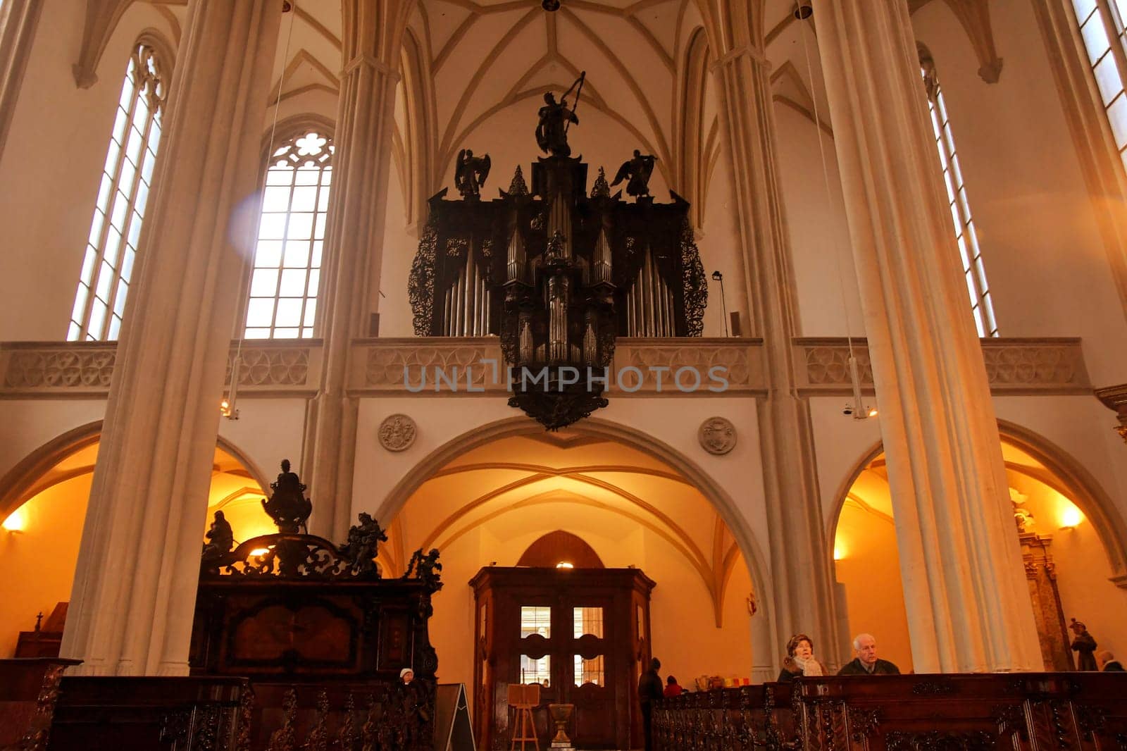 The Church of St. Jacob the Elder is a late Gothic three-nave hall church located on the Jakub Square in the Brno by roman_nerud