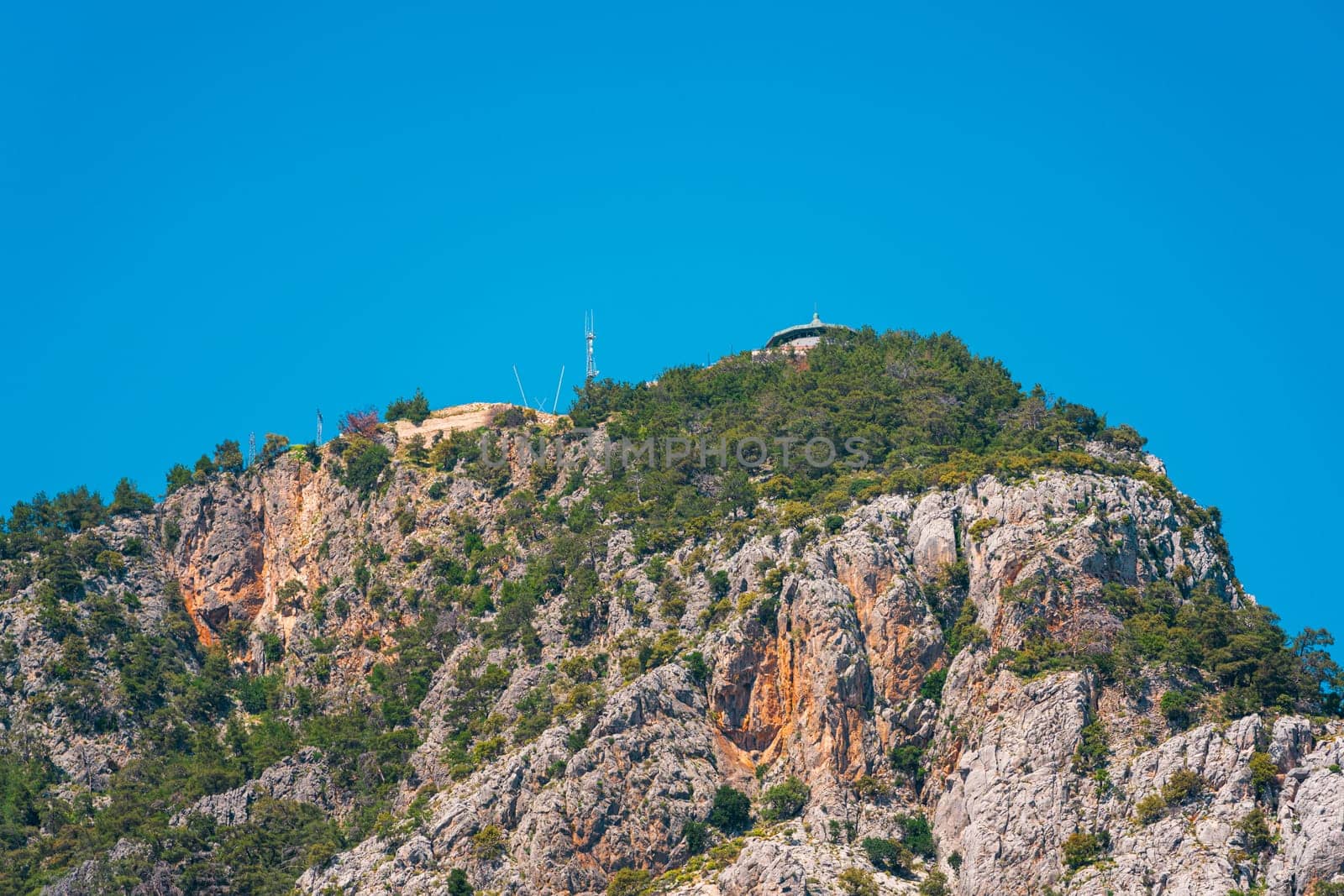 Tunektepe mountain peak in Konyaalti district of Antalya