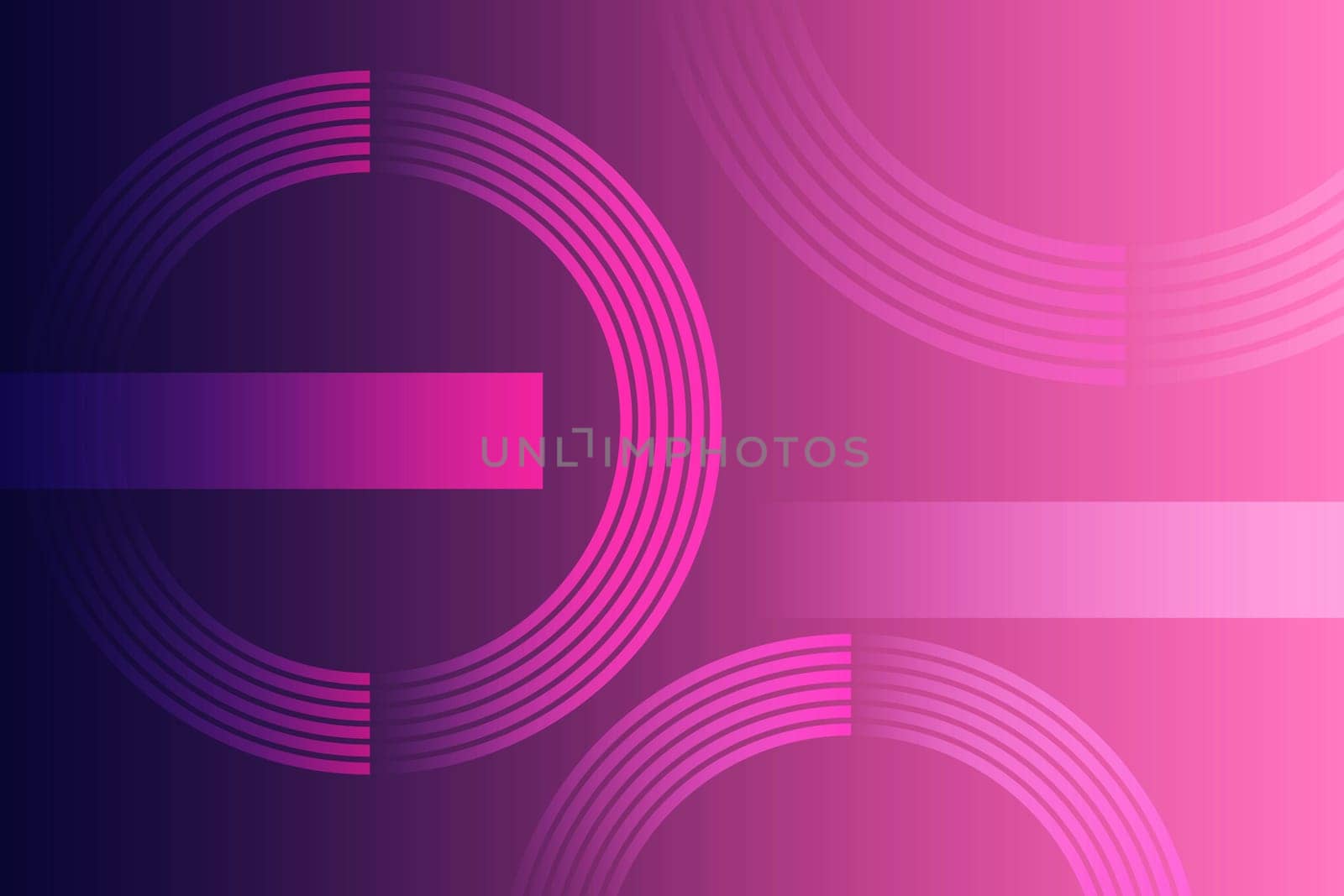 Abstract pink blue background with circles by ndanko