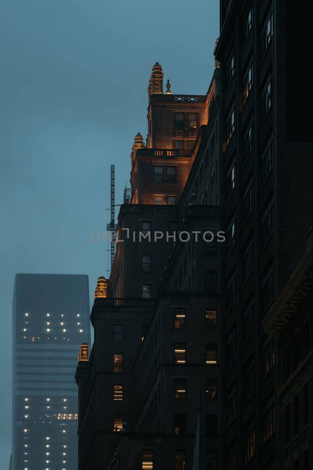 Historic Architecture in New York Illuminated at Twilight by apavlin