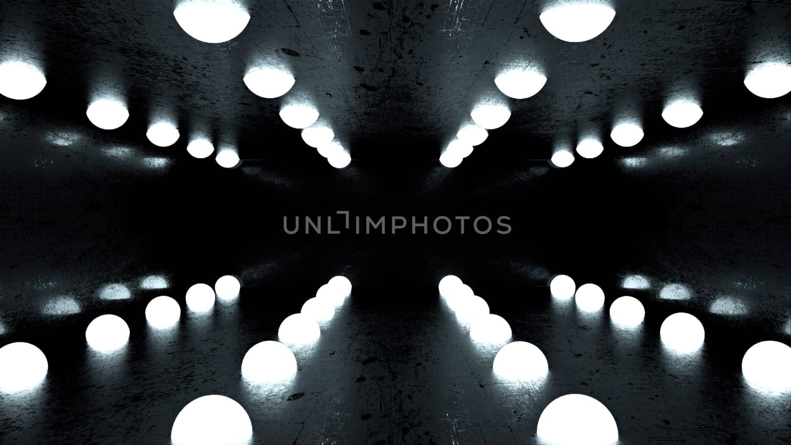 Black room with lights by nolimit046