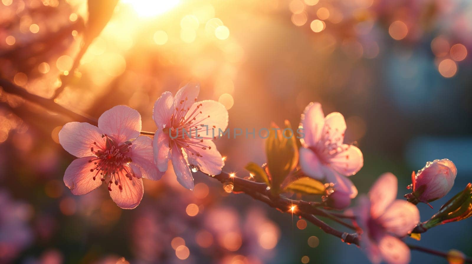Golden Hour Blossoms in Springtime by chrisroll
