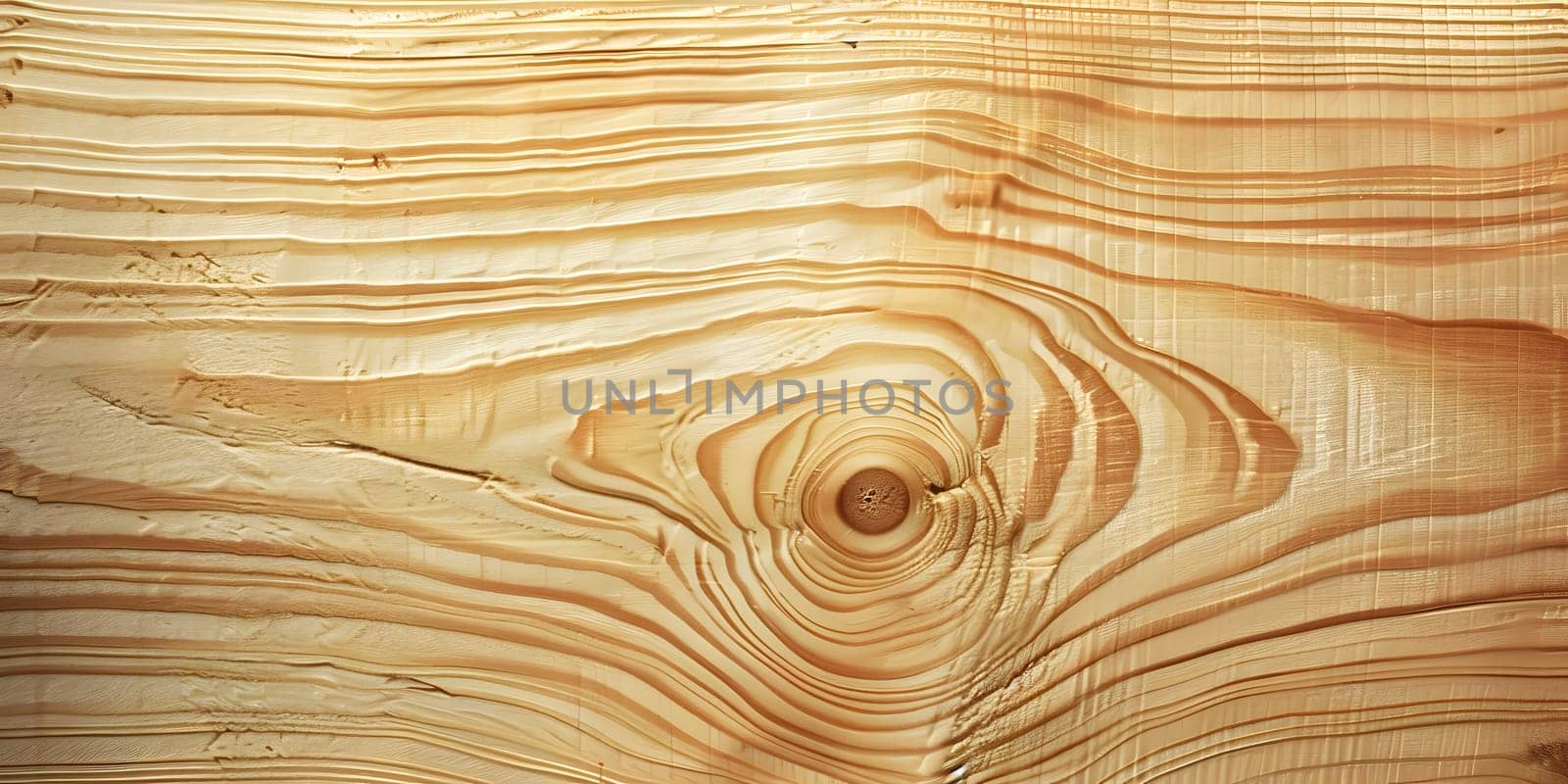 A closeup of a brown hardwood piece with a knot in its pattern, perfect for wood flooring or plywood projects. Add wood stain or varnish to enhance its natural beauty at your event