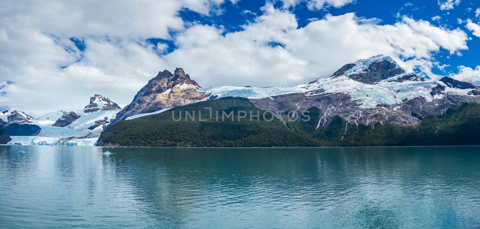 Majestic Glaciers and Peaks Reflecting in Tranquil Waters by FerradalFCG