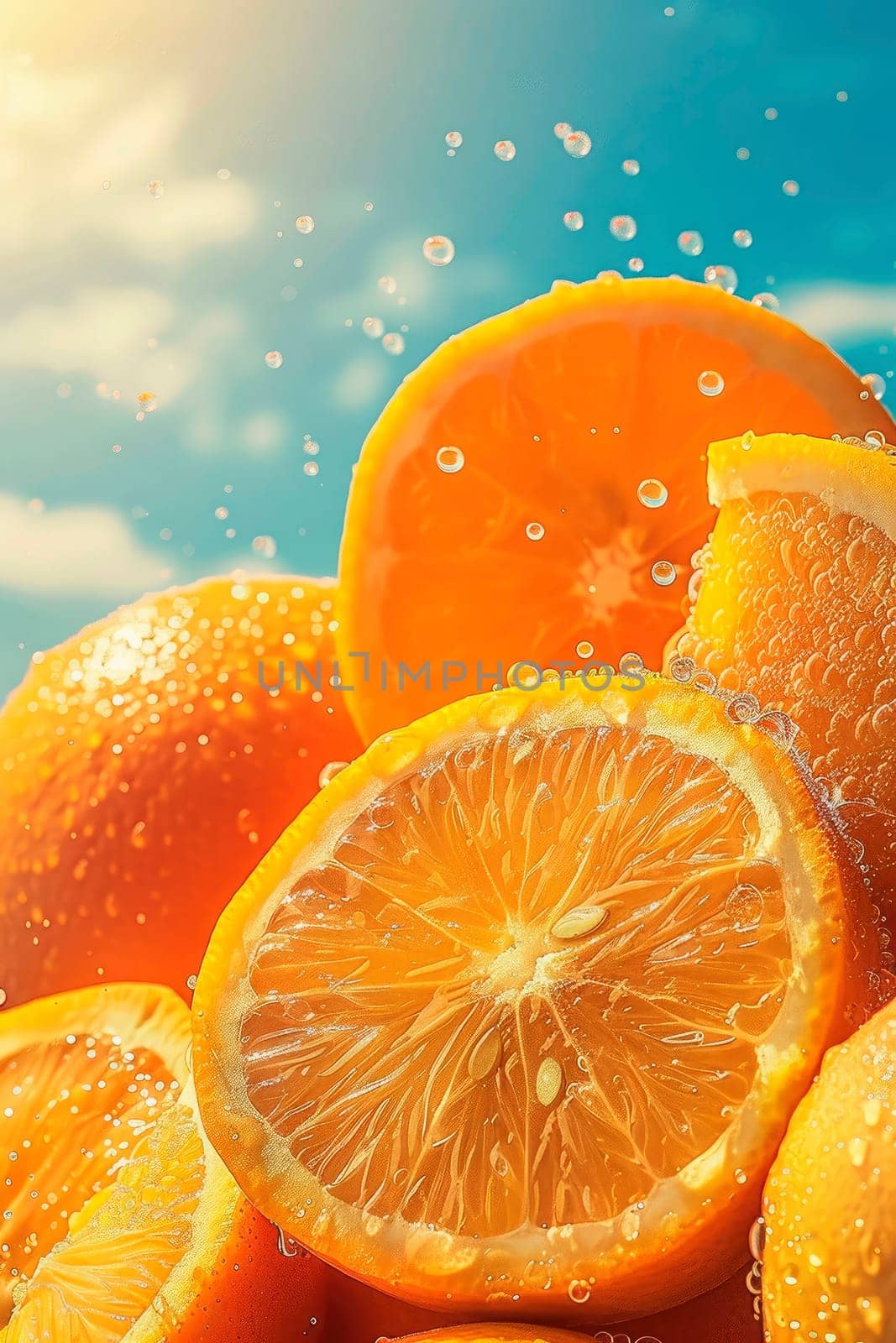 Orange harvest in the garden. selective focus. by yanadjana