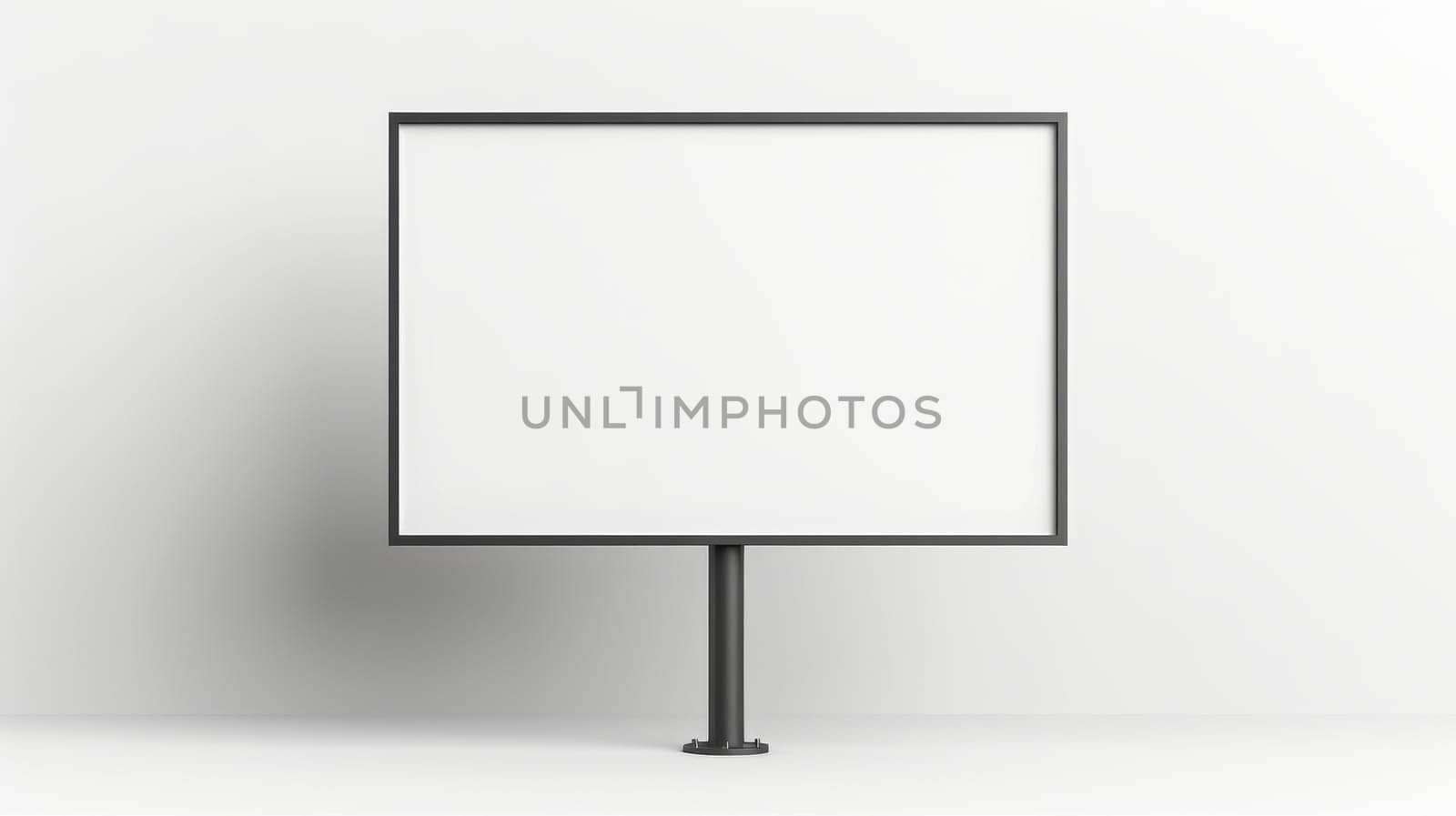 Empty Advertisement white board for banner by itchaznong