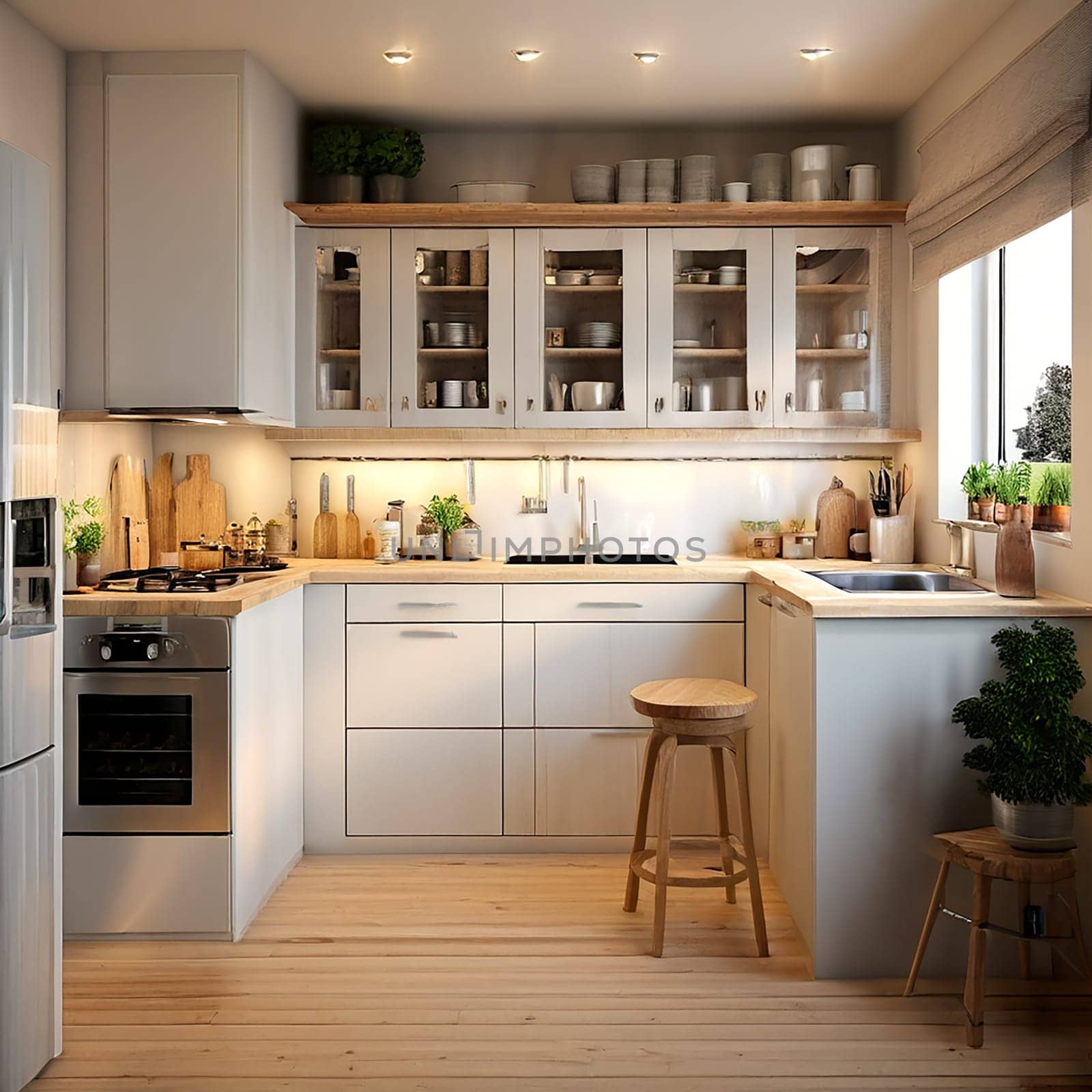 Savoring Simplicity: Designing a Minimalist Kitchen Retreat by Petrichor