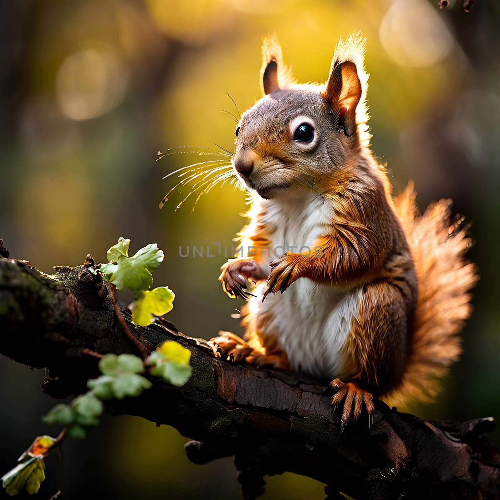 Nature's Acrobats: Capturing the Agile Squirrel on a Tree Branch by Petrichor