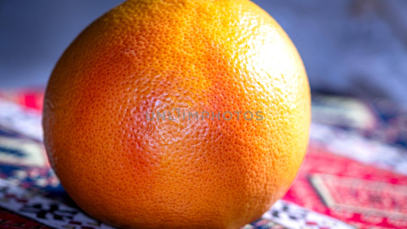 Orange fruit on the table. Healthy fruits by vladispas