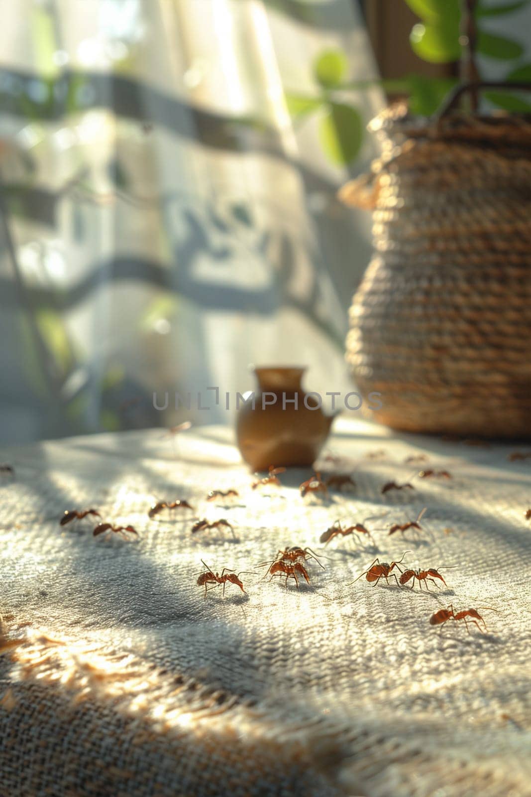 Group of Ants Walking Across Table by Sd28DimoN_1976