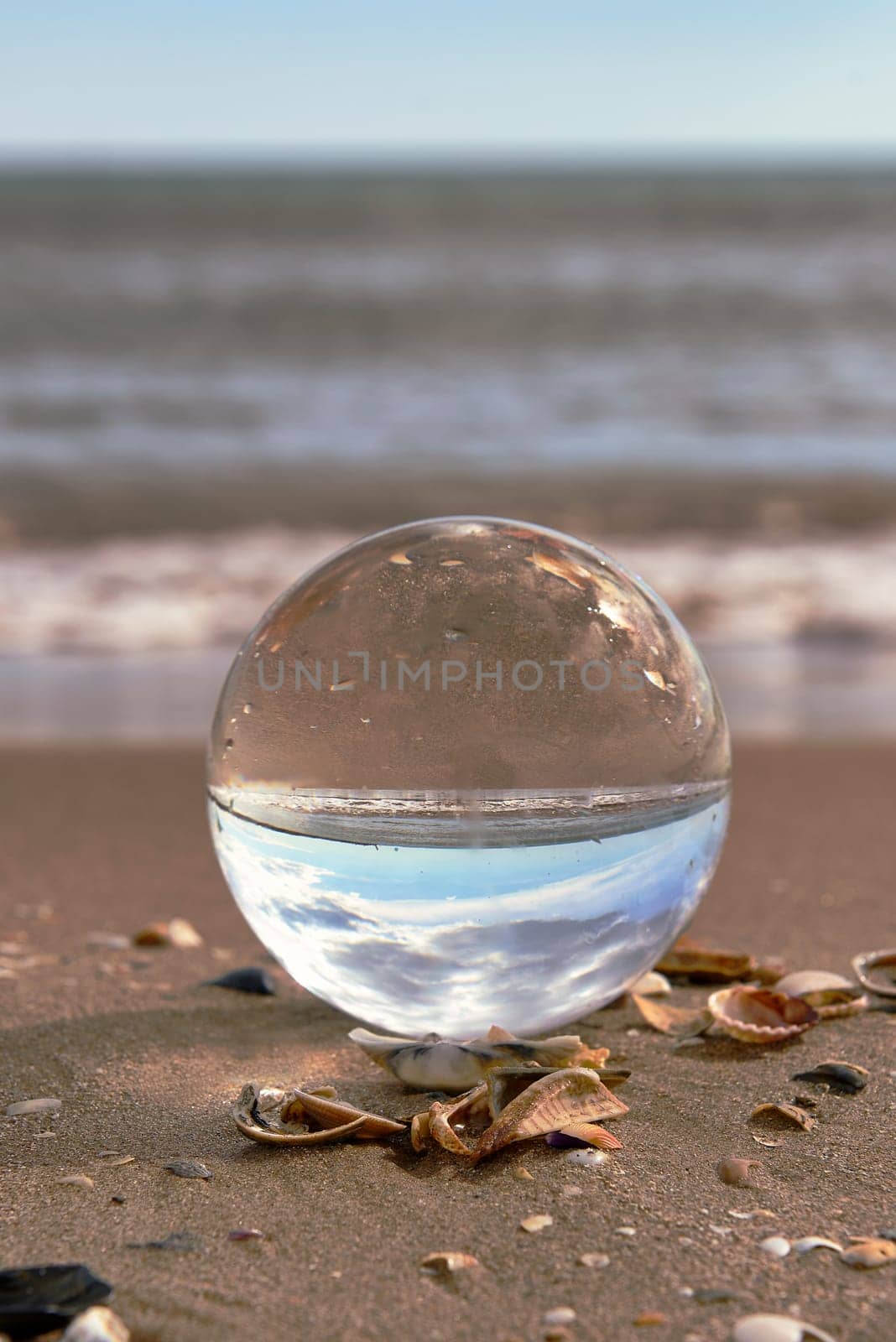 A beach landscape on a crystal ball by raul_ruiz