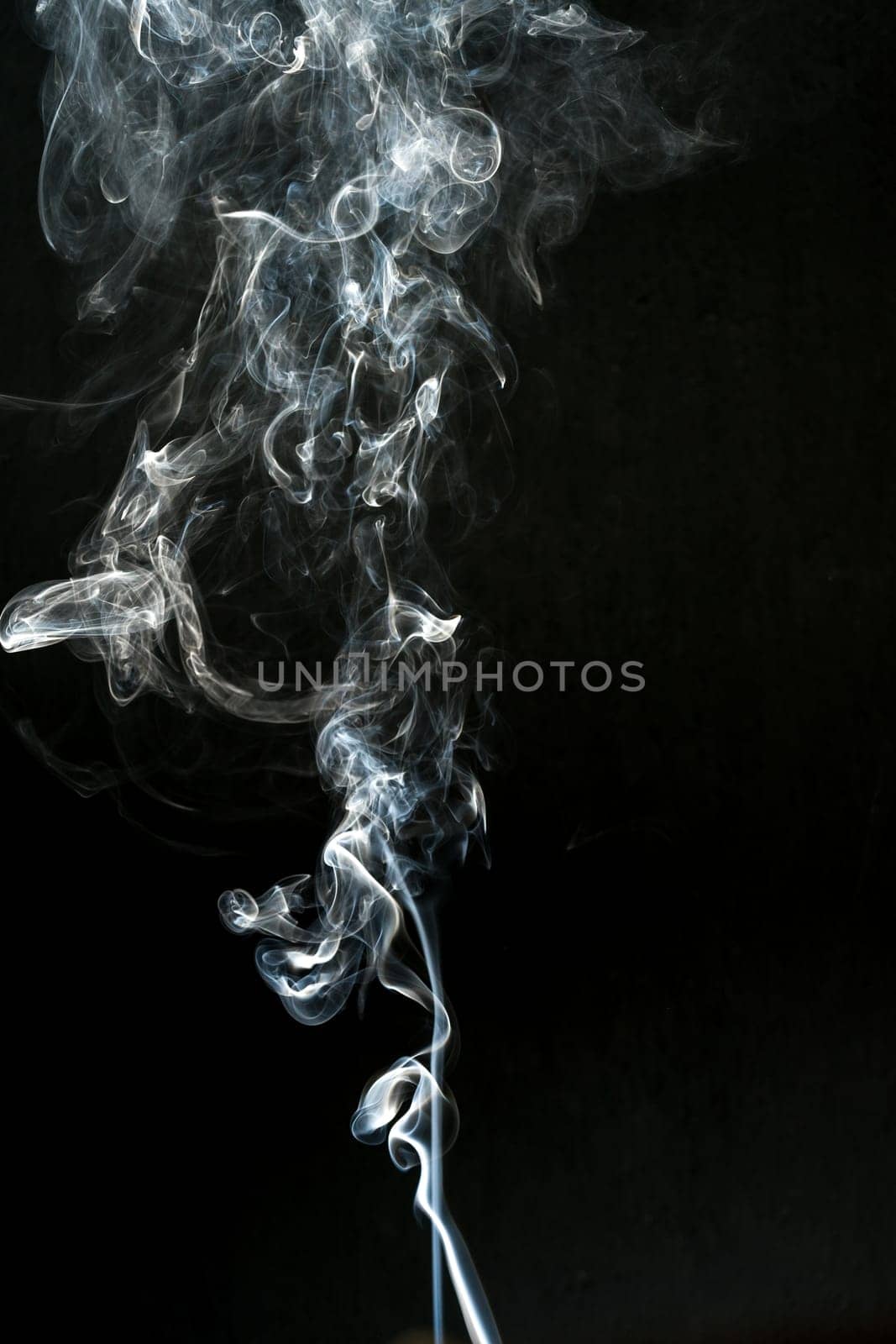 smoke cloud with black background. fog texture - image