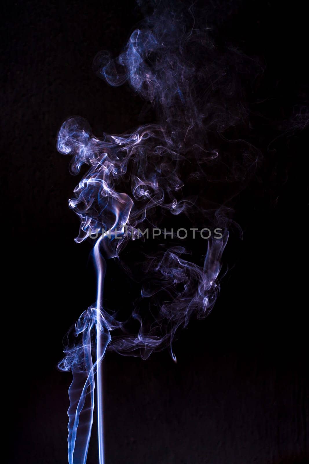 smoke cloud with black background. fog texture - image