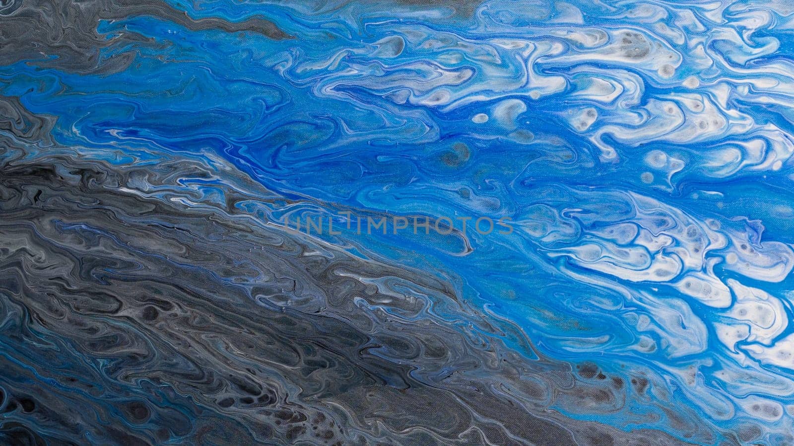 Abstract texture of liquid acrylic. Part of image. by zartarn
