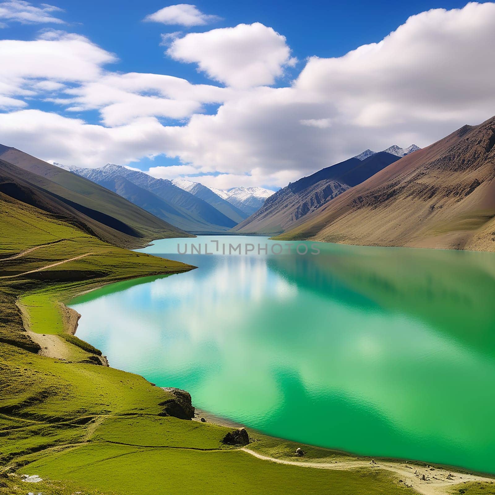 Jewel of the Himalayas Yamdrok Tso Lake by Petrichor