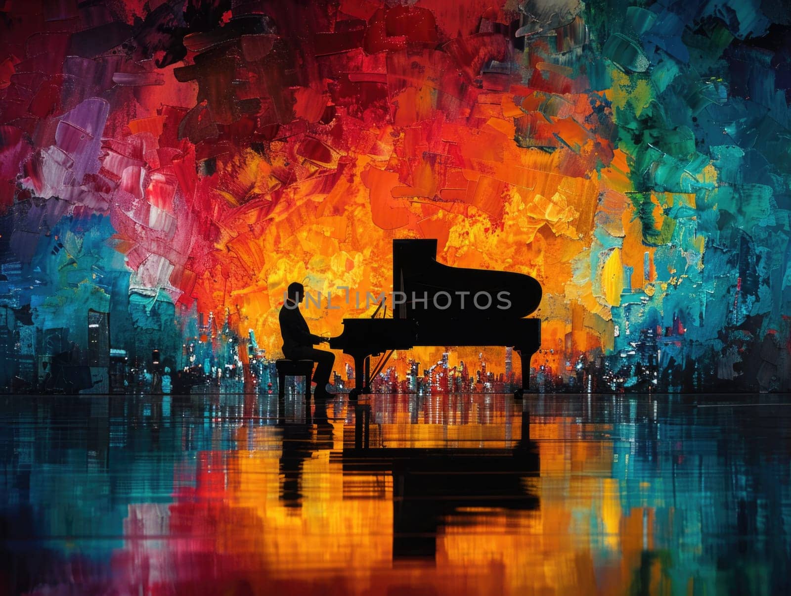 Man Playing Piano by but_photo