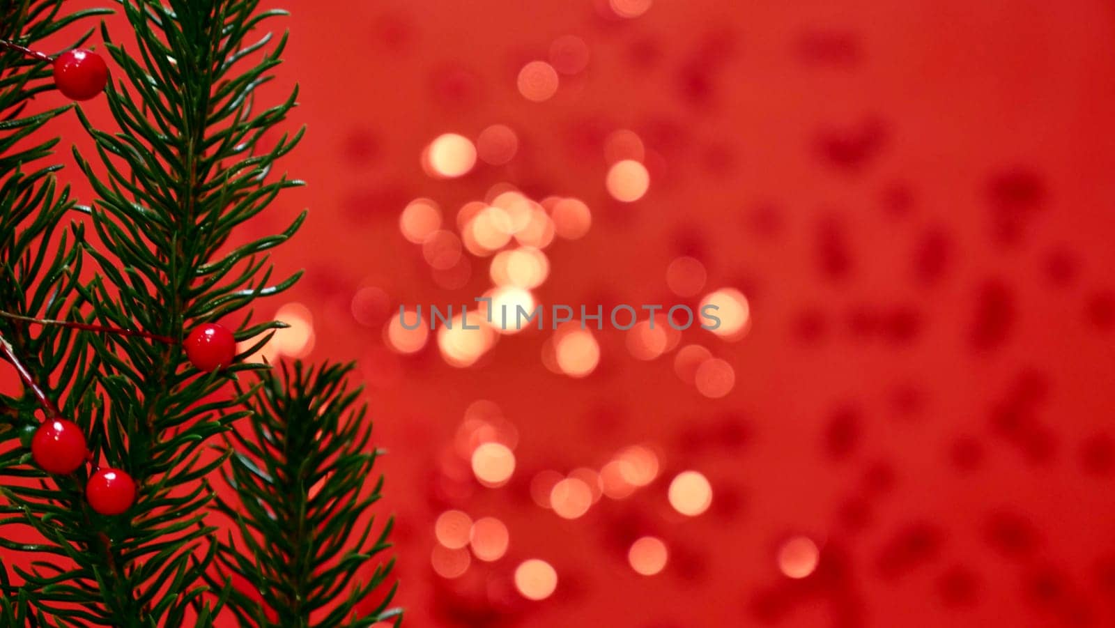 celebration New Year , red gold background by OksanaFedorchuk